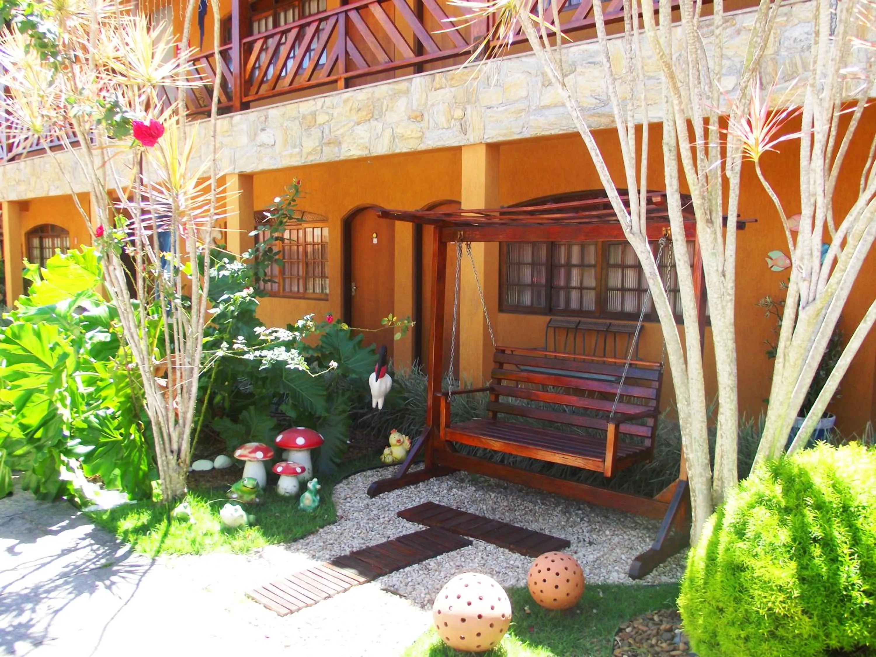 Garden view in Hotel Pousada Paradise