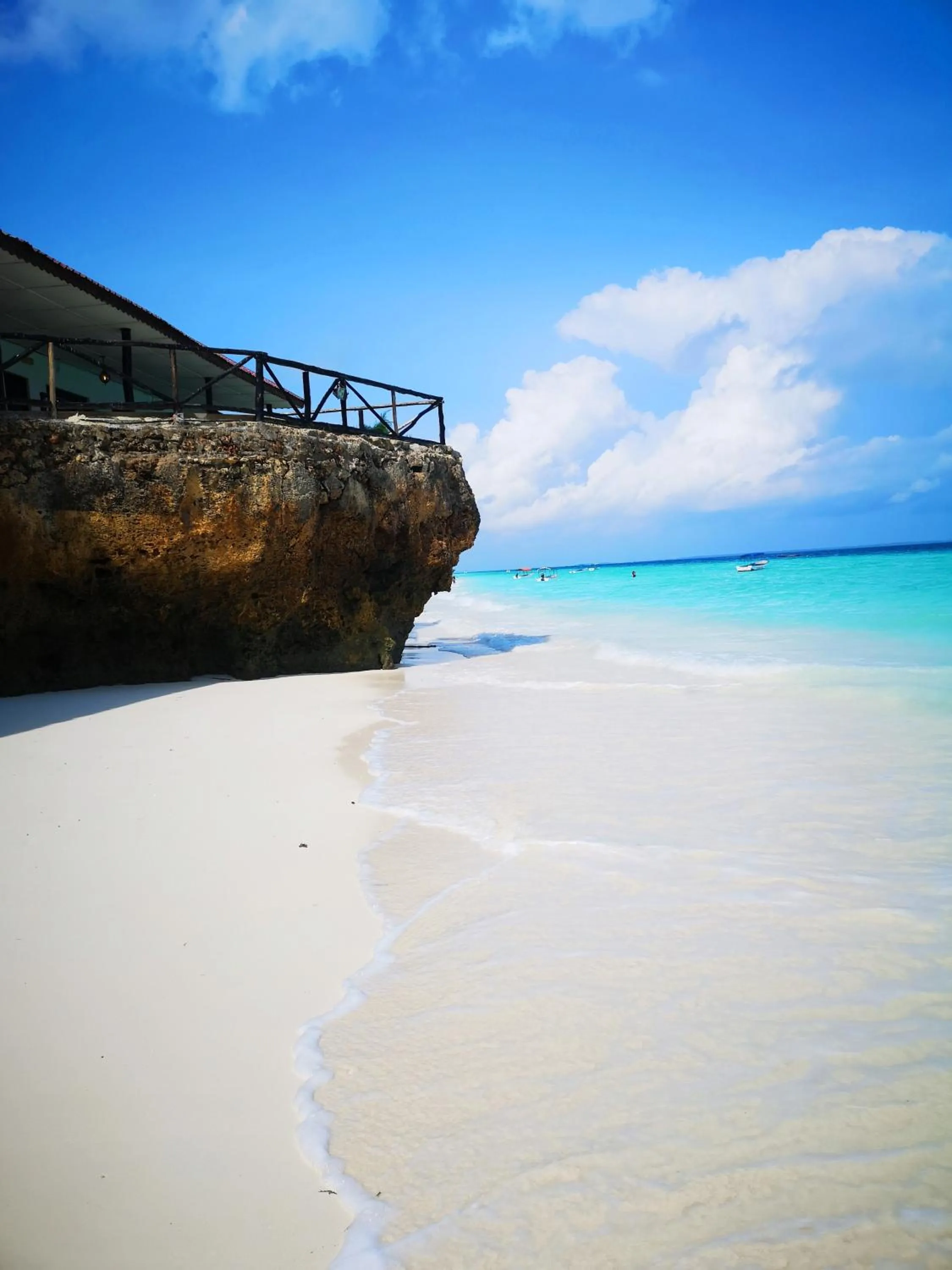 Beach in Green's Hostel Nungwi
