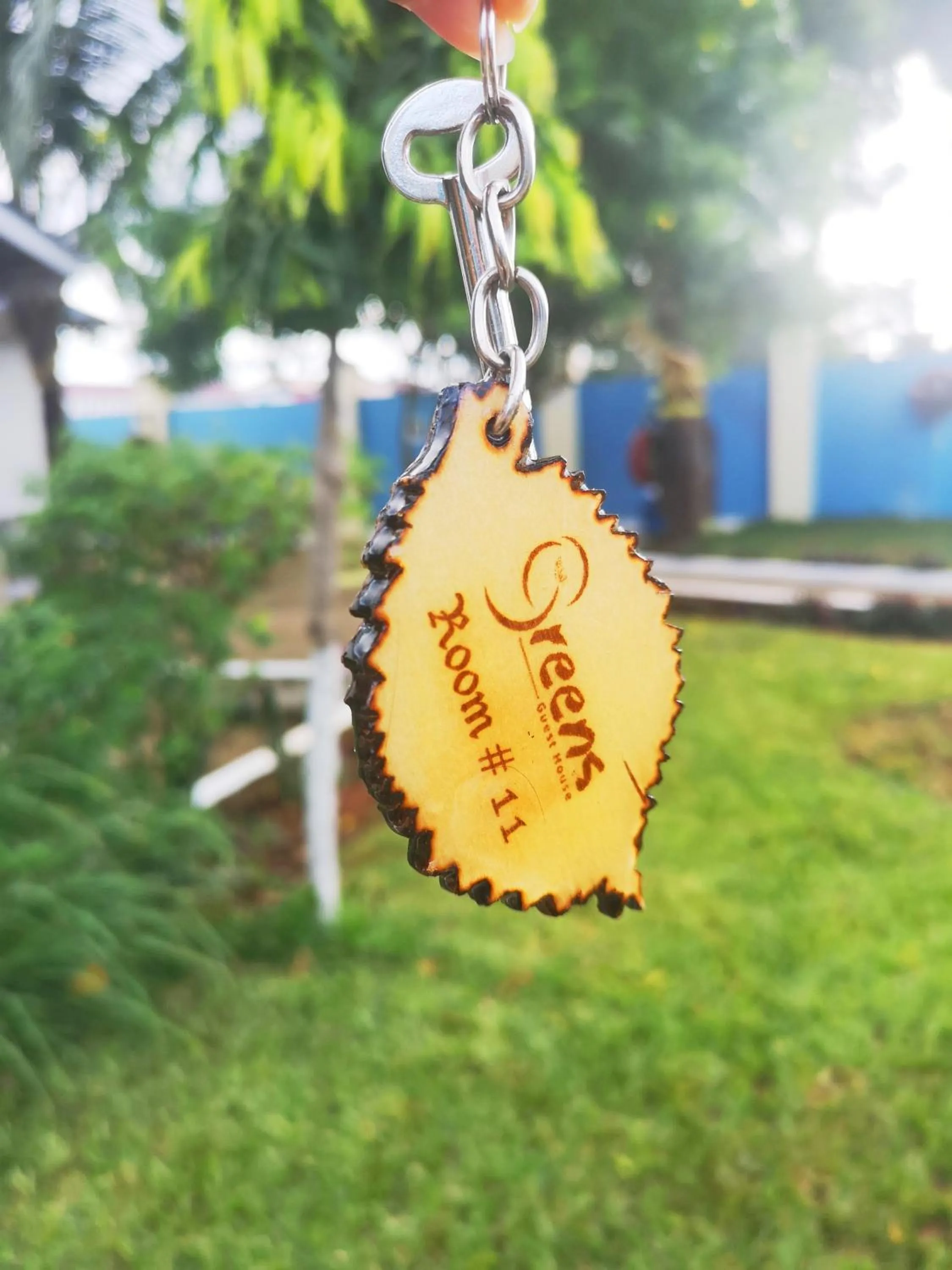 Logo/Certificate/Sign in Green's Hostel Nungwi