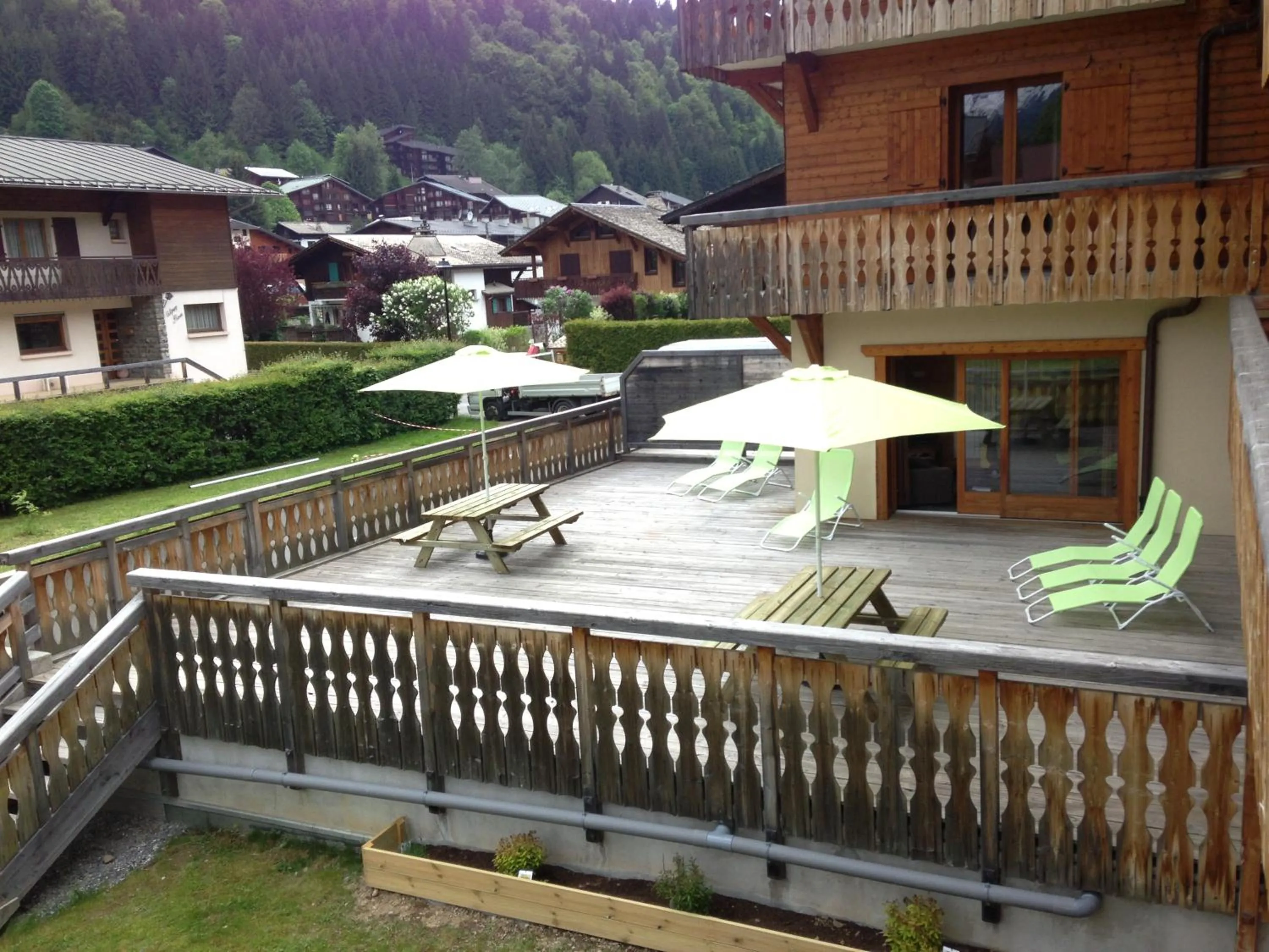 Patio in Aiglon Morzine