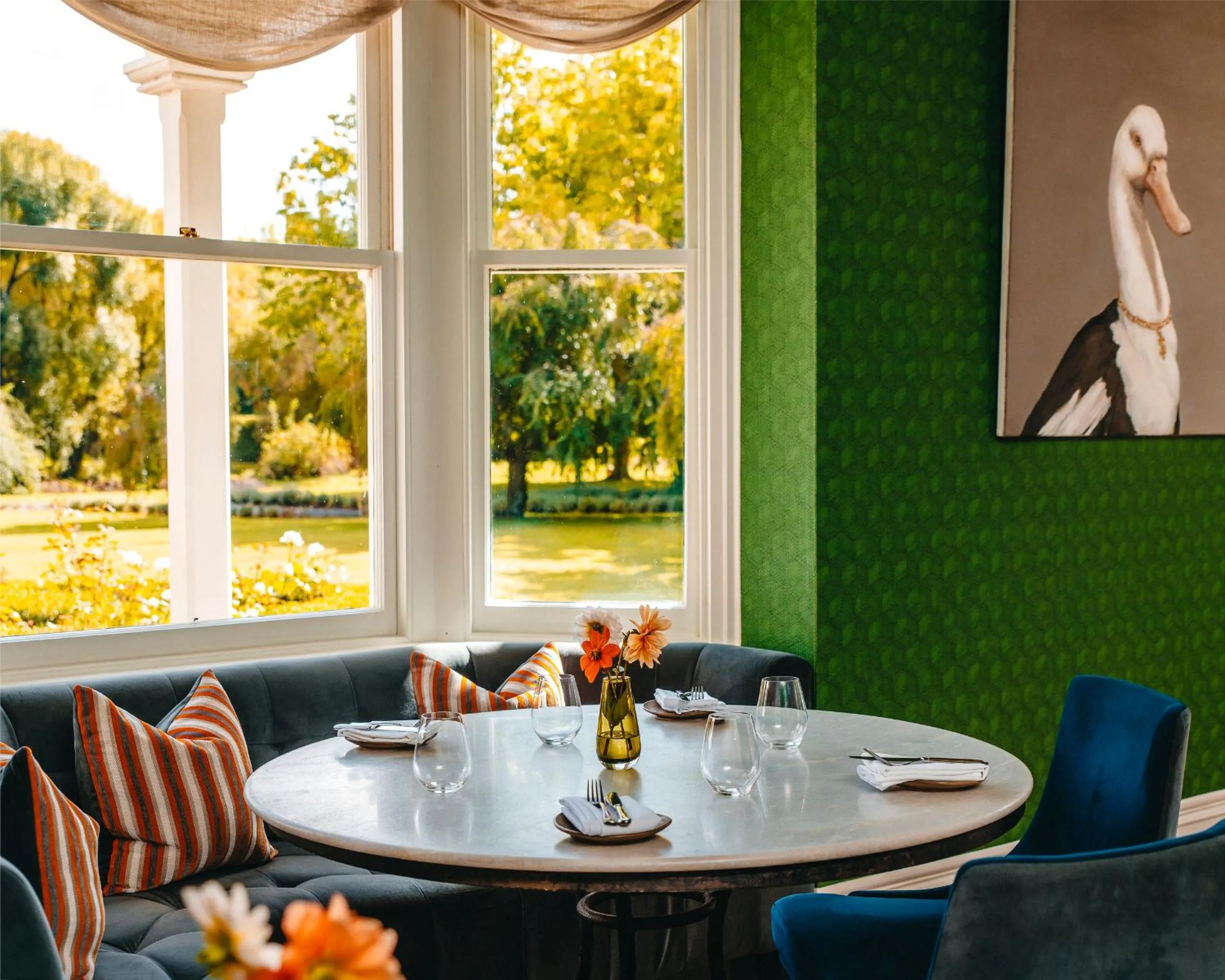 Dining area in The Marlborough