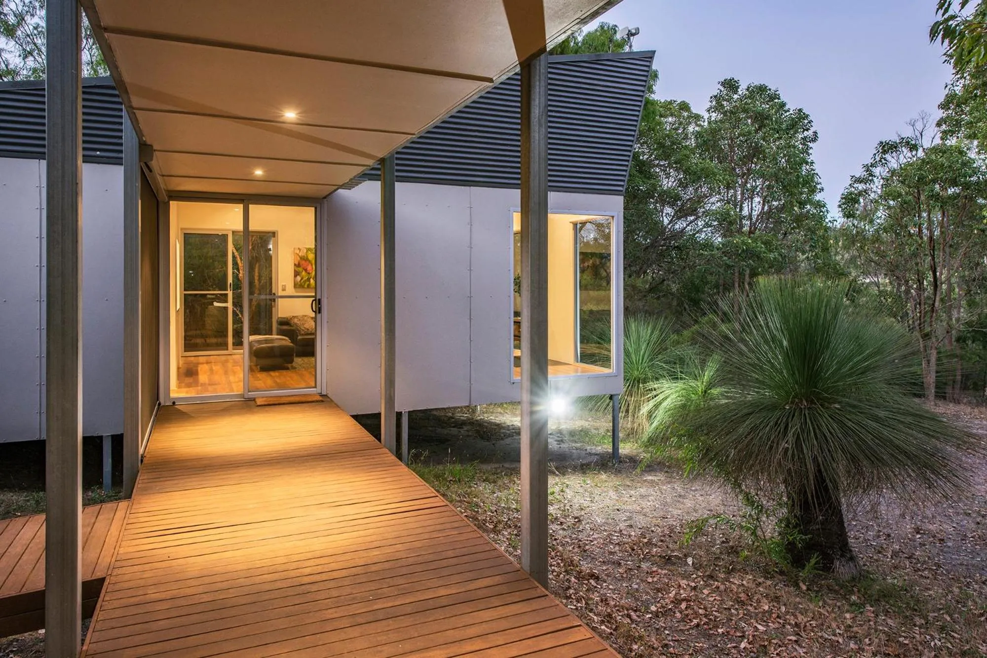 Facade/entrance in Hidden Valley Forest Retreat
