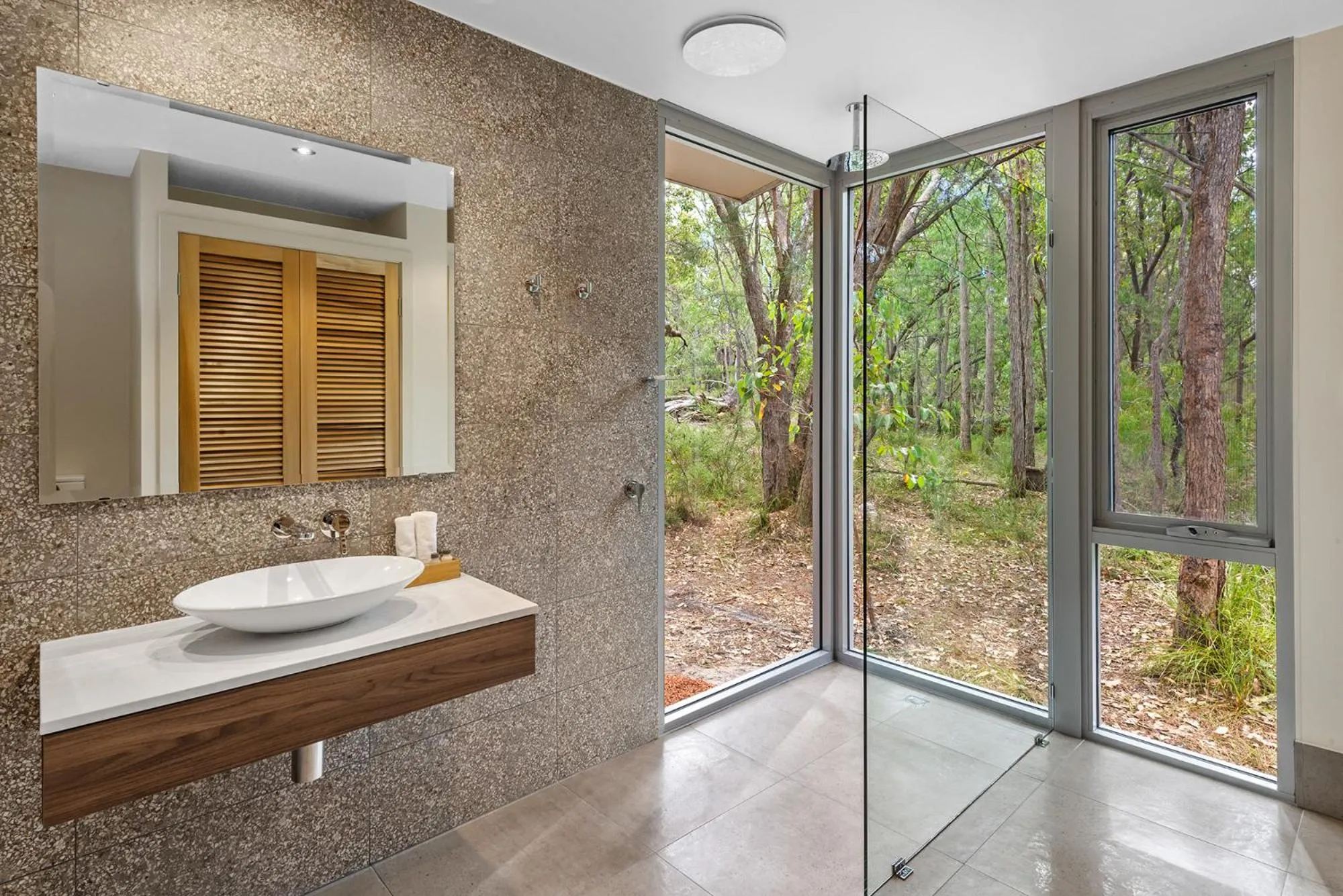 Bathroom in Hidden Valley Forest Retreat