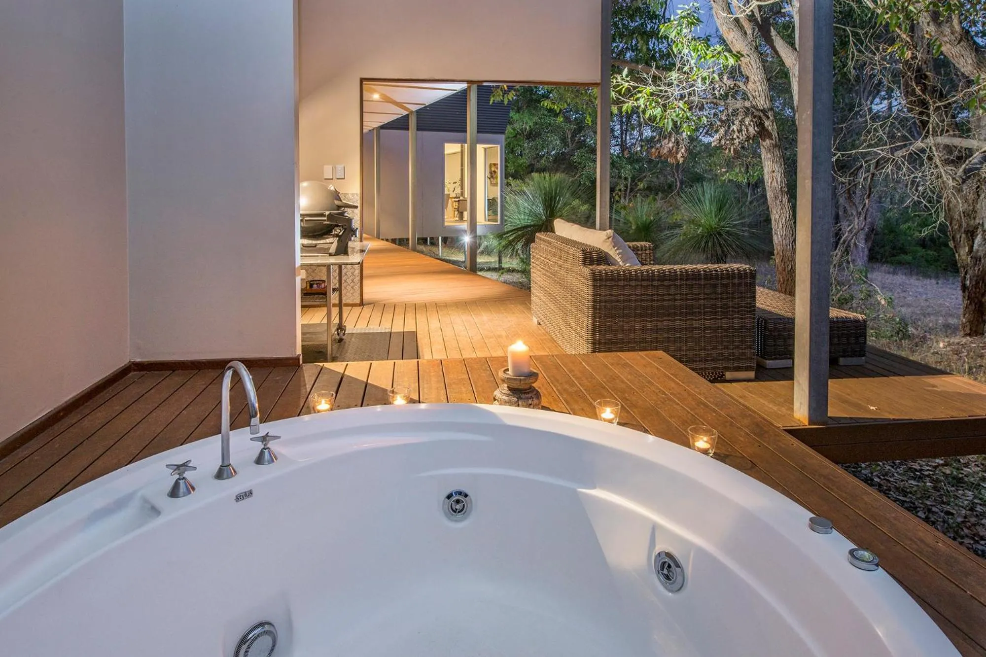 Patio in Hidden Valley Forest Retreat