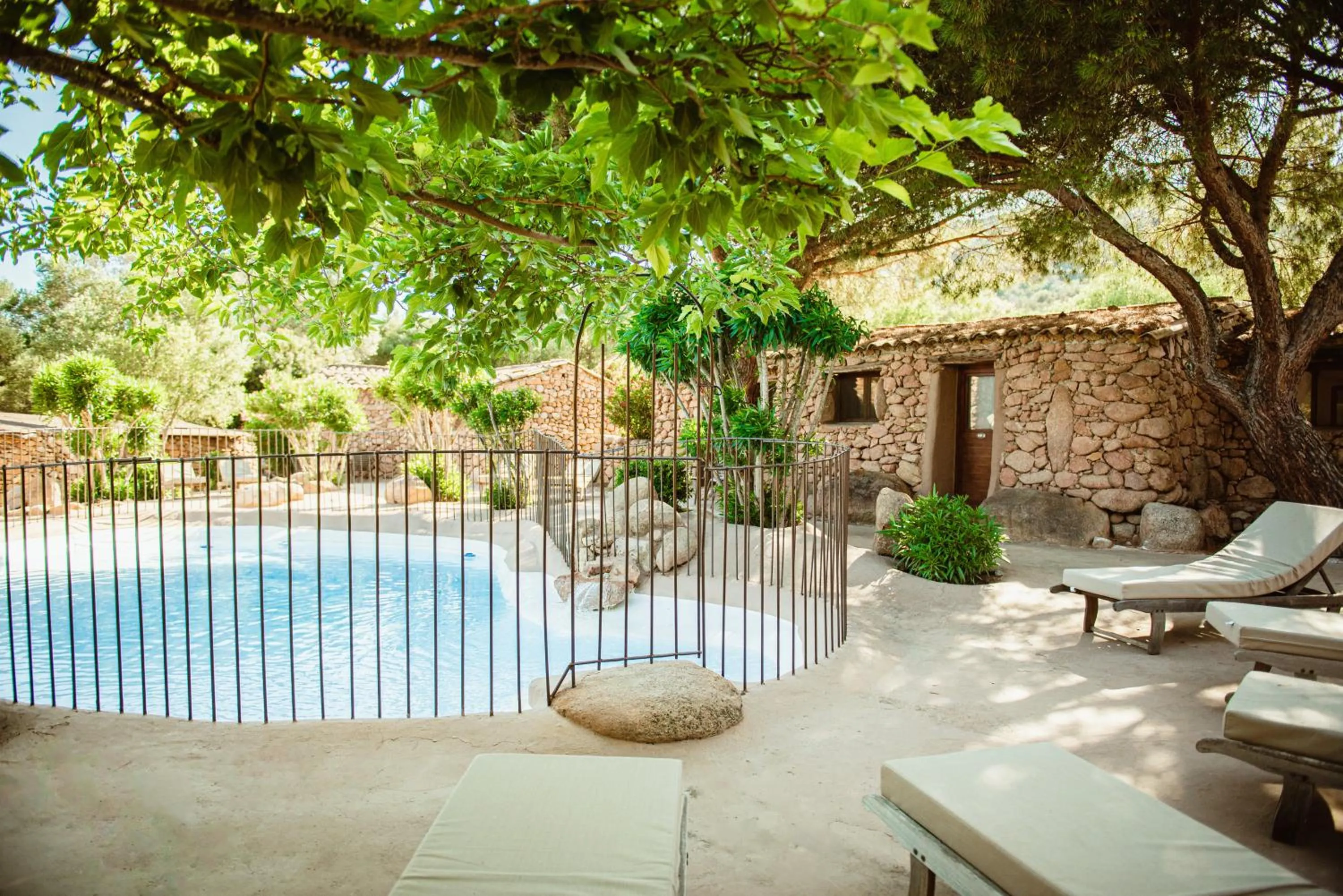 Pool view in Ranch Campo Palombaggia