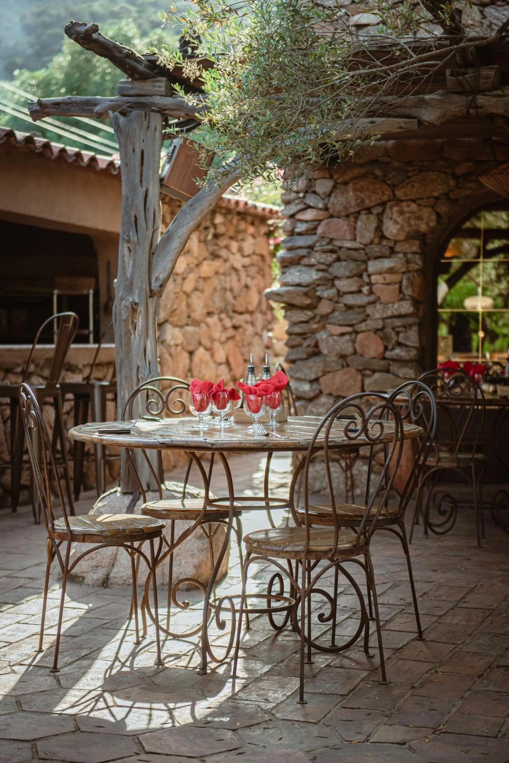Dining area in Ranch Campo Palombaggia