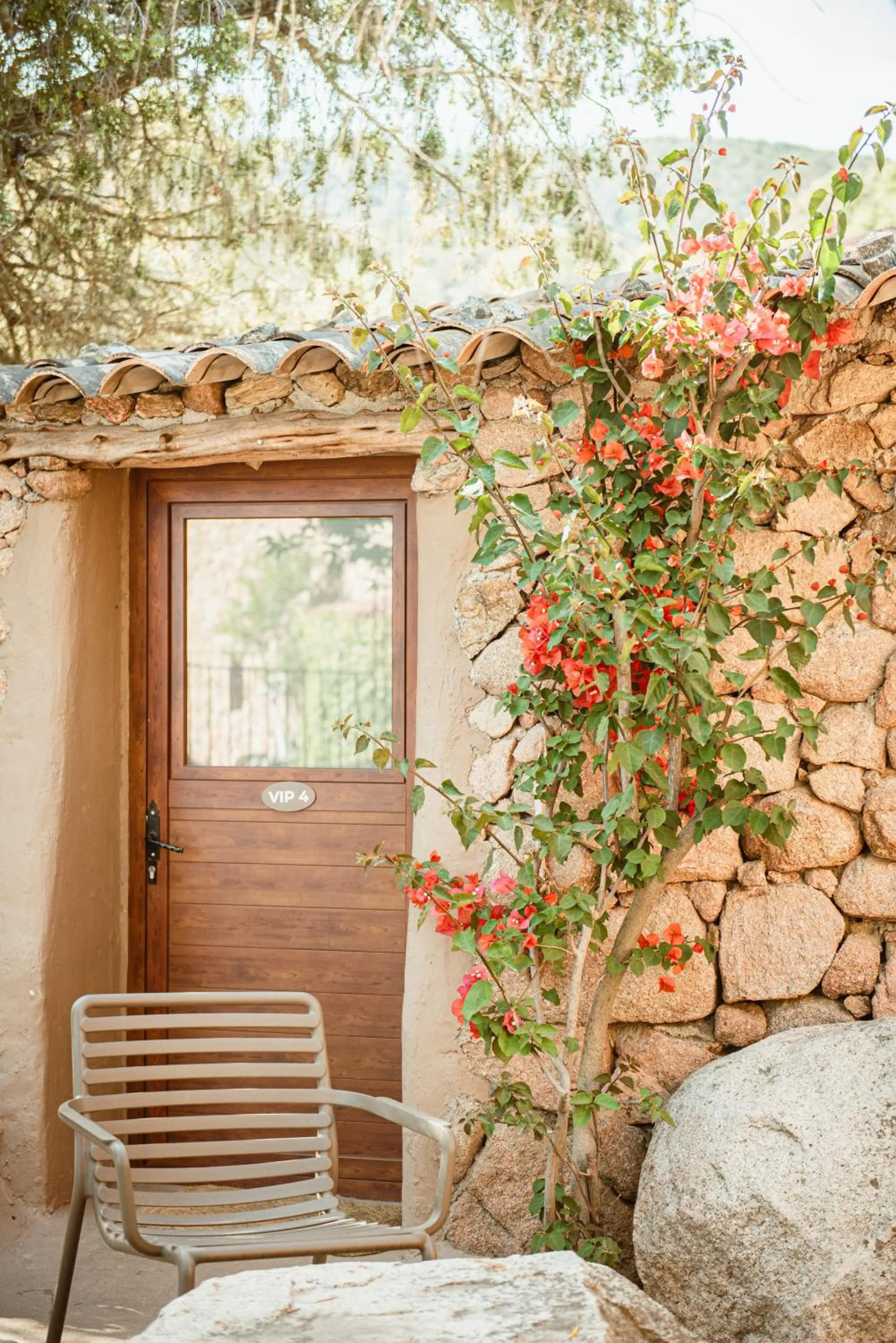 Garden view in Ranch Campo Palombaggia