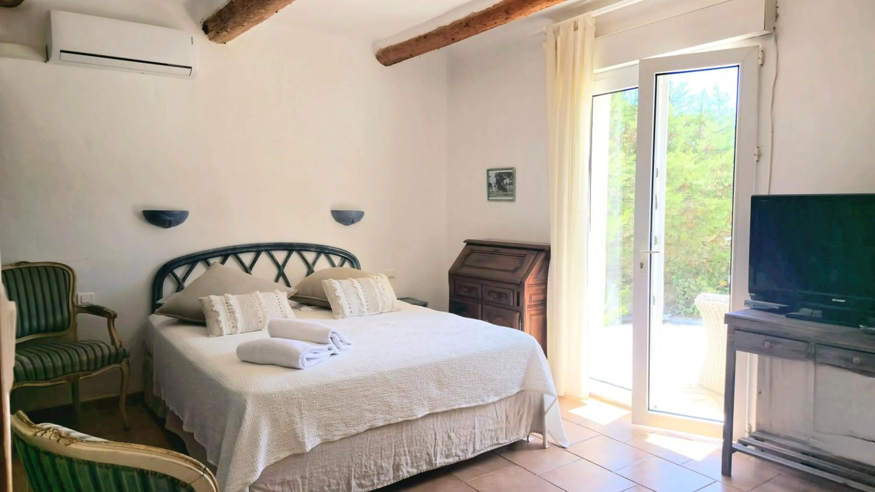 Bed in Ranch Campo Palombaggia