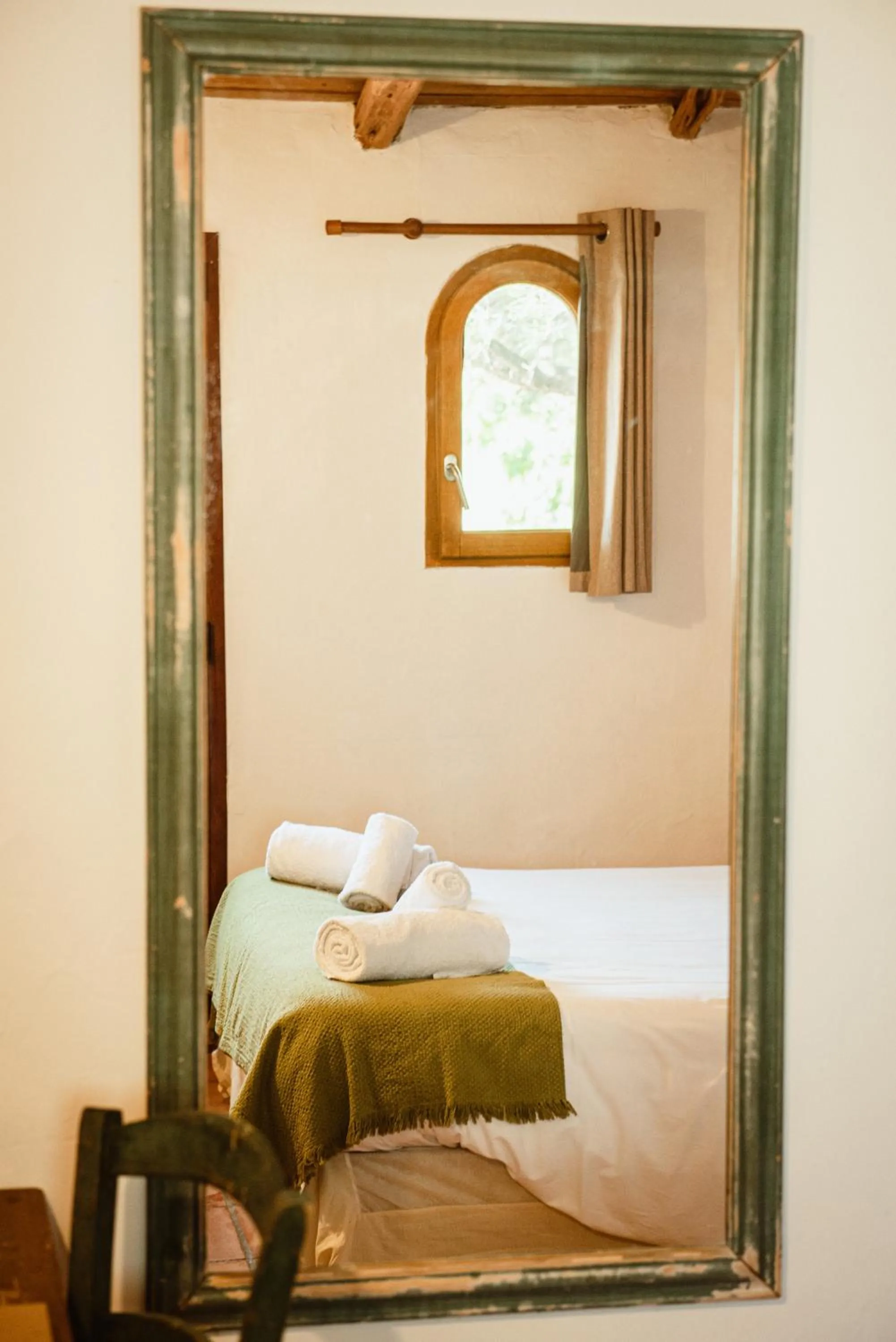Decorative detail, Bed in Ranch Campo Palombaggia