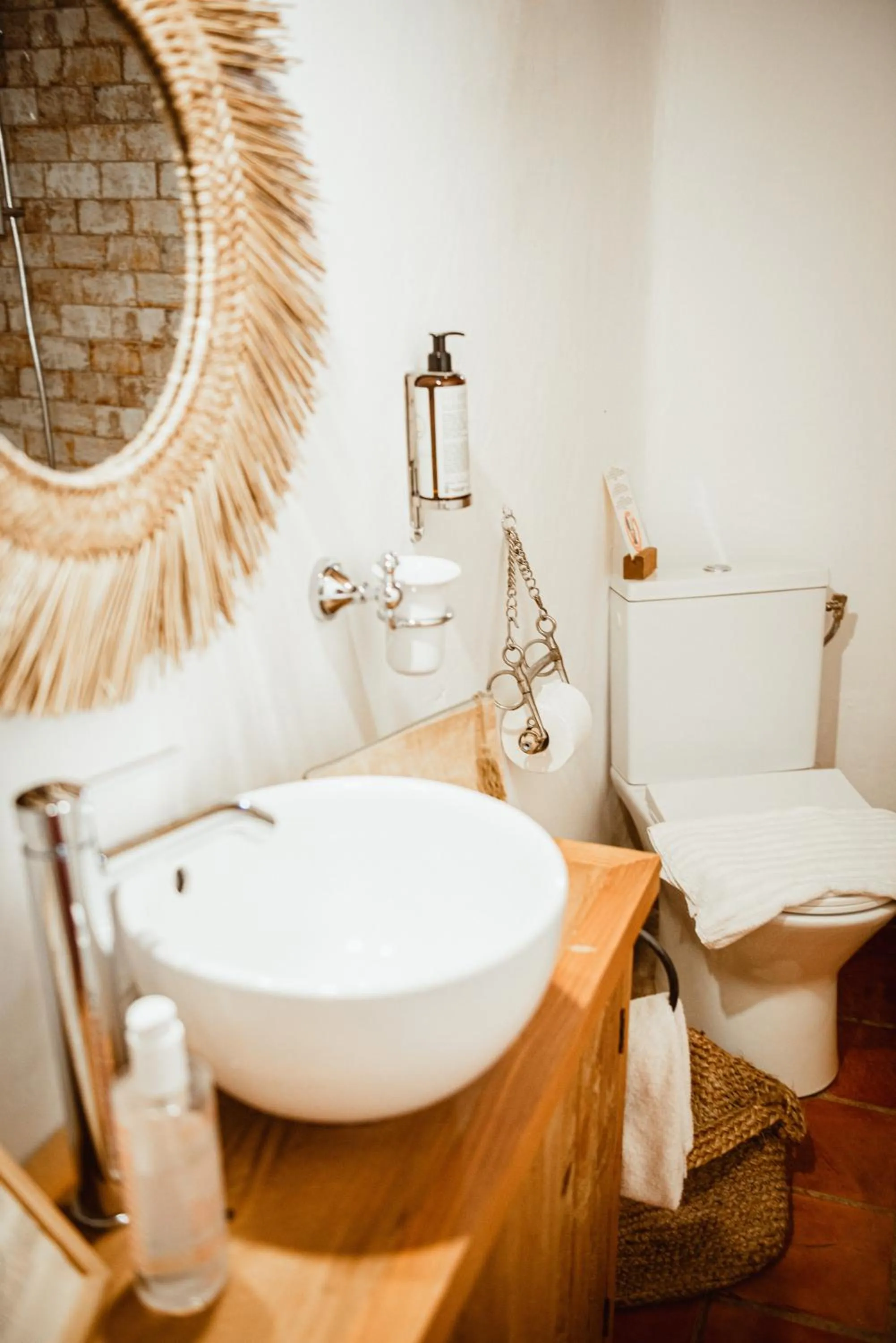 Bathroom in Ranch Campo Palombaggia