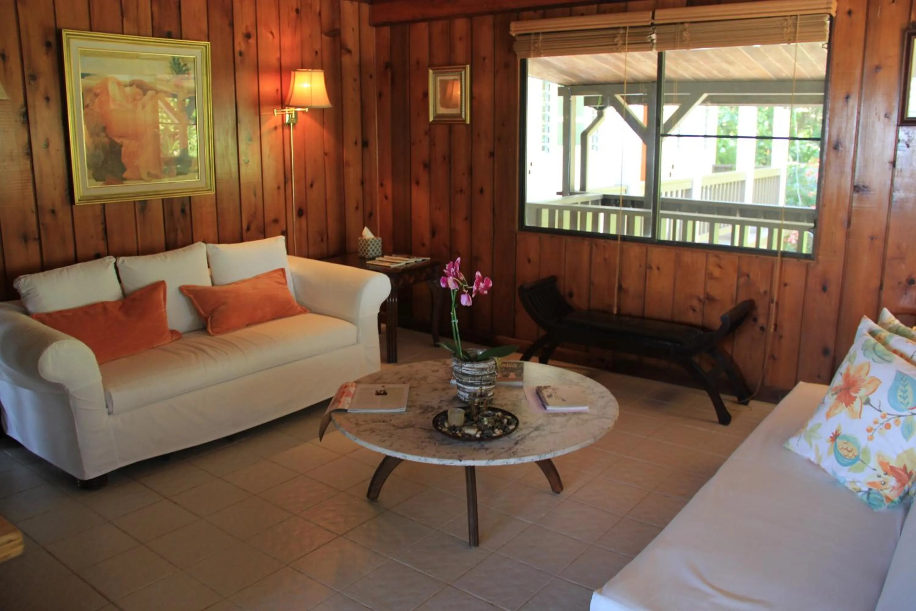 Seating area in El Yunque Rainforest Inn