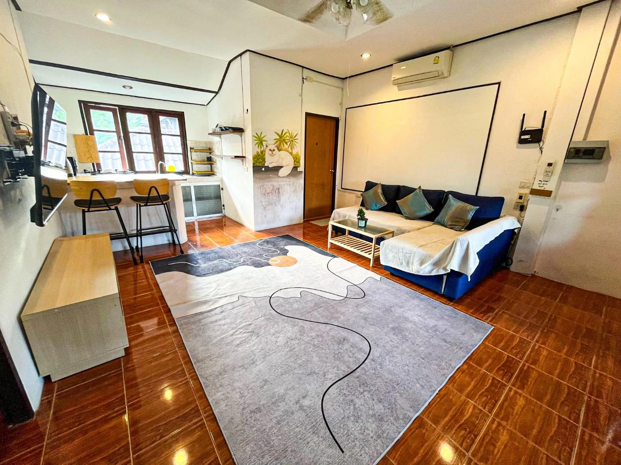 Living room, Bed in Amy Village Apartments & Digital Hub