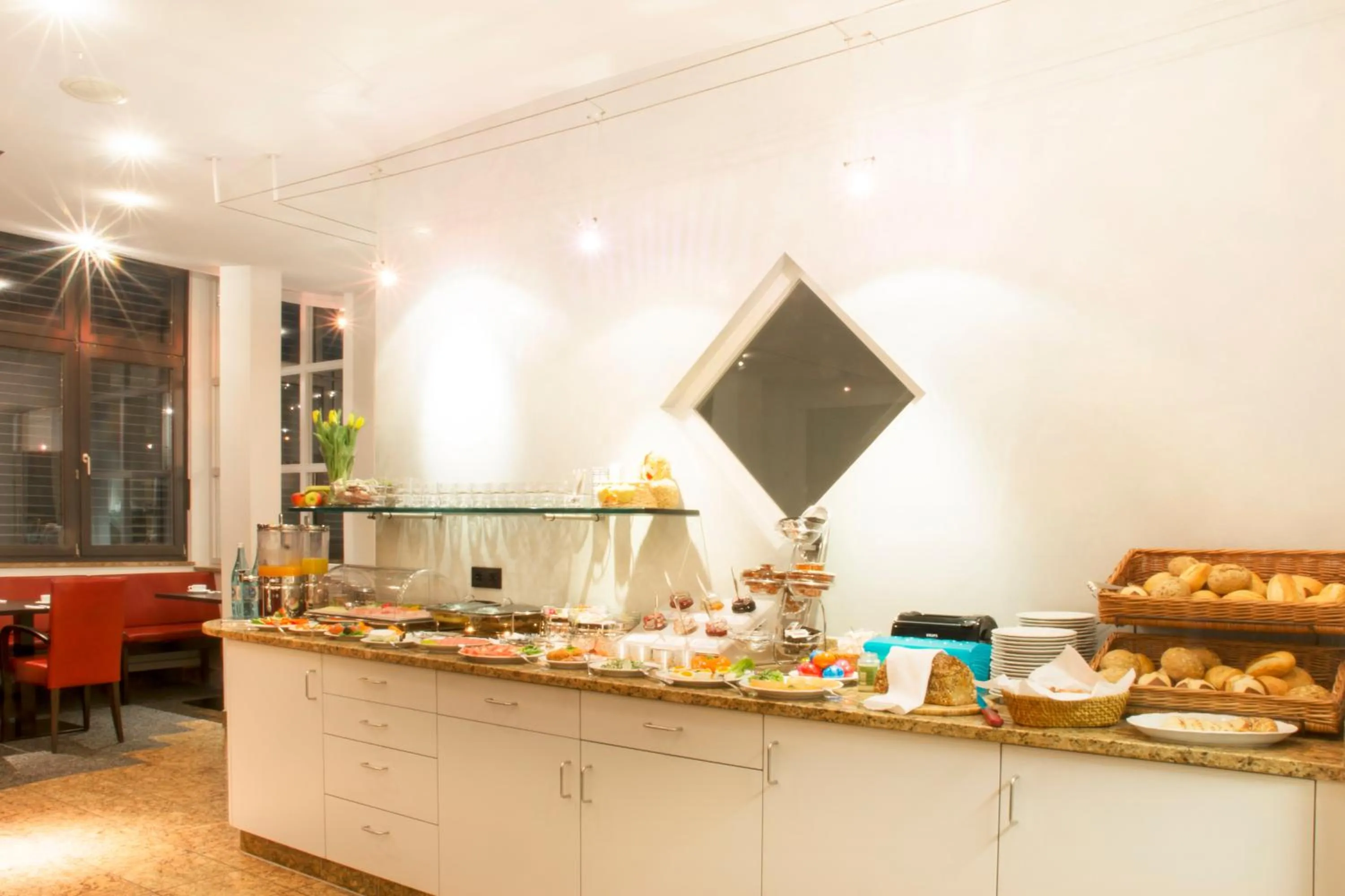 Buffet breakfast in Hotel Rommel