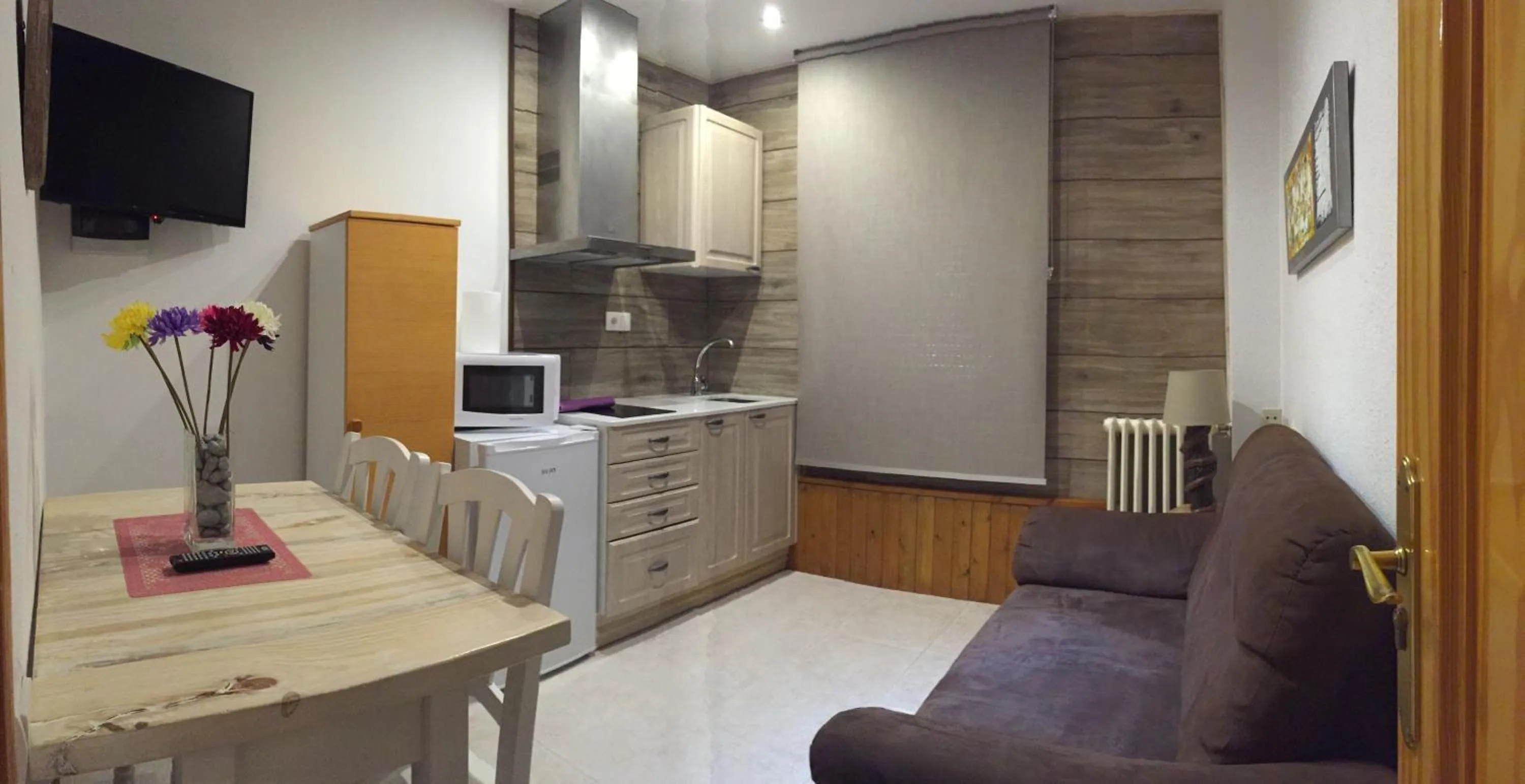 Kitchen or kitchenette in Hotel Apartamentos Barrau