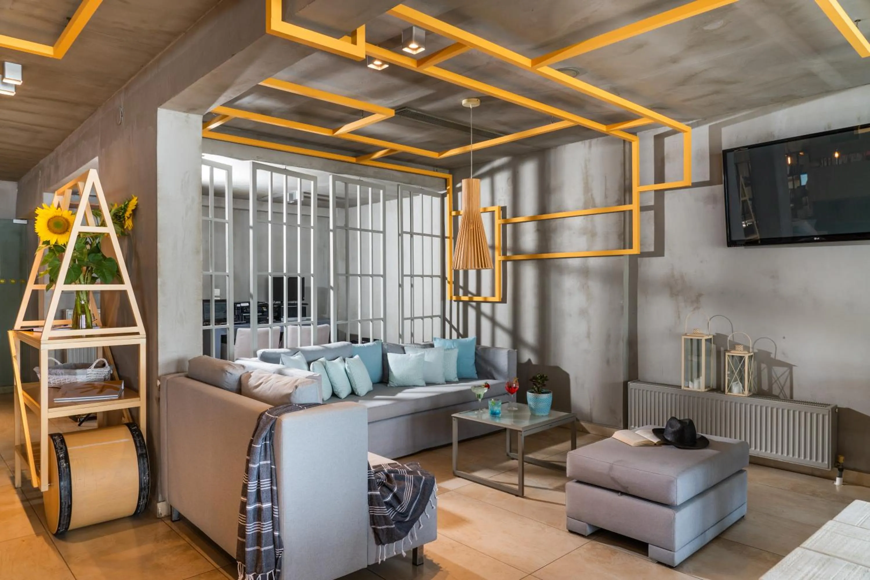 Communal lounge/ TV room in Rigas Boutique Hotel & Spa