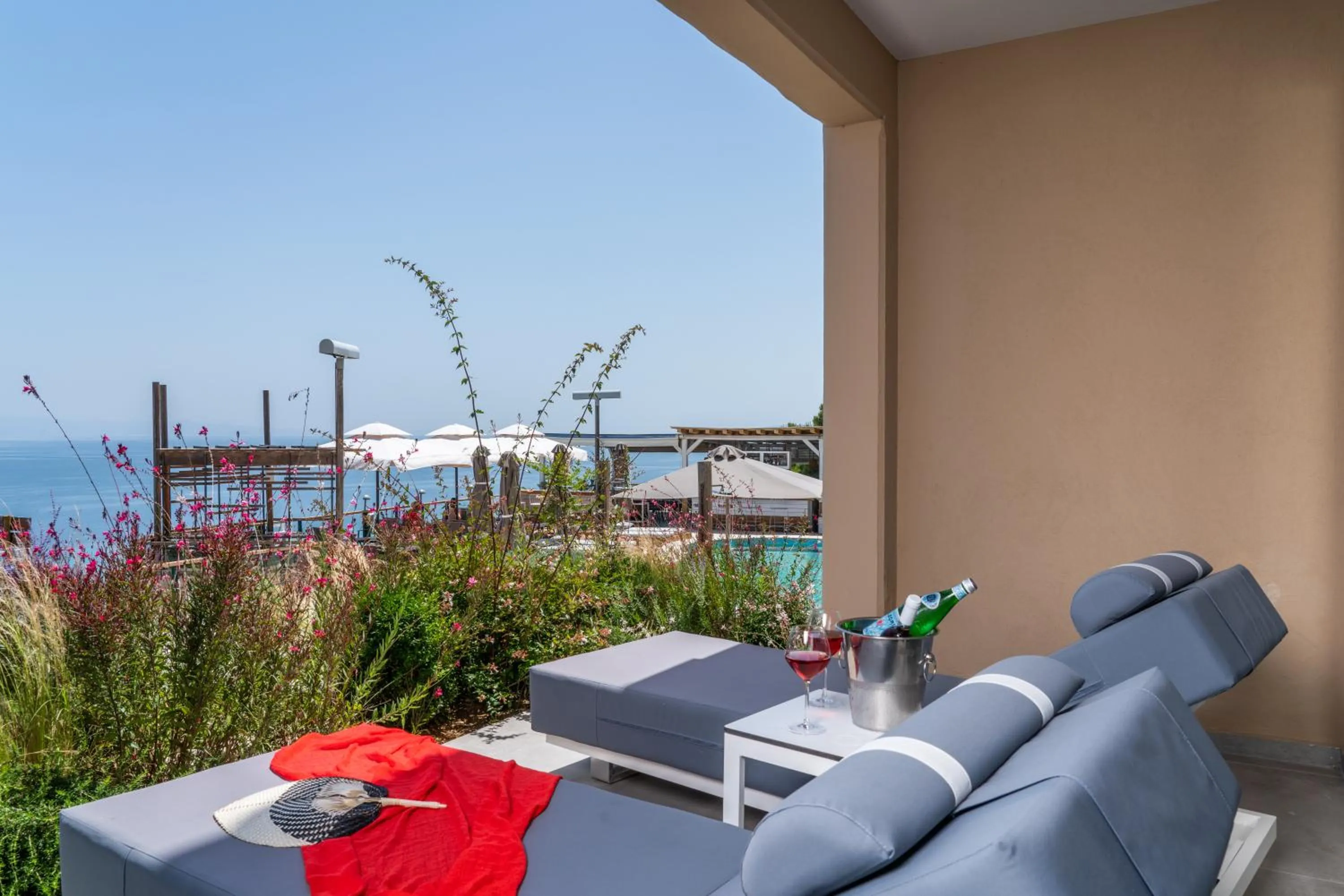 Balcony/Terrace in Rigas Boutique Hotel & Spa