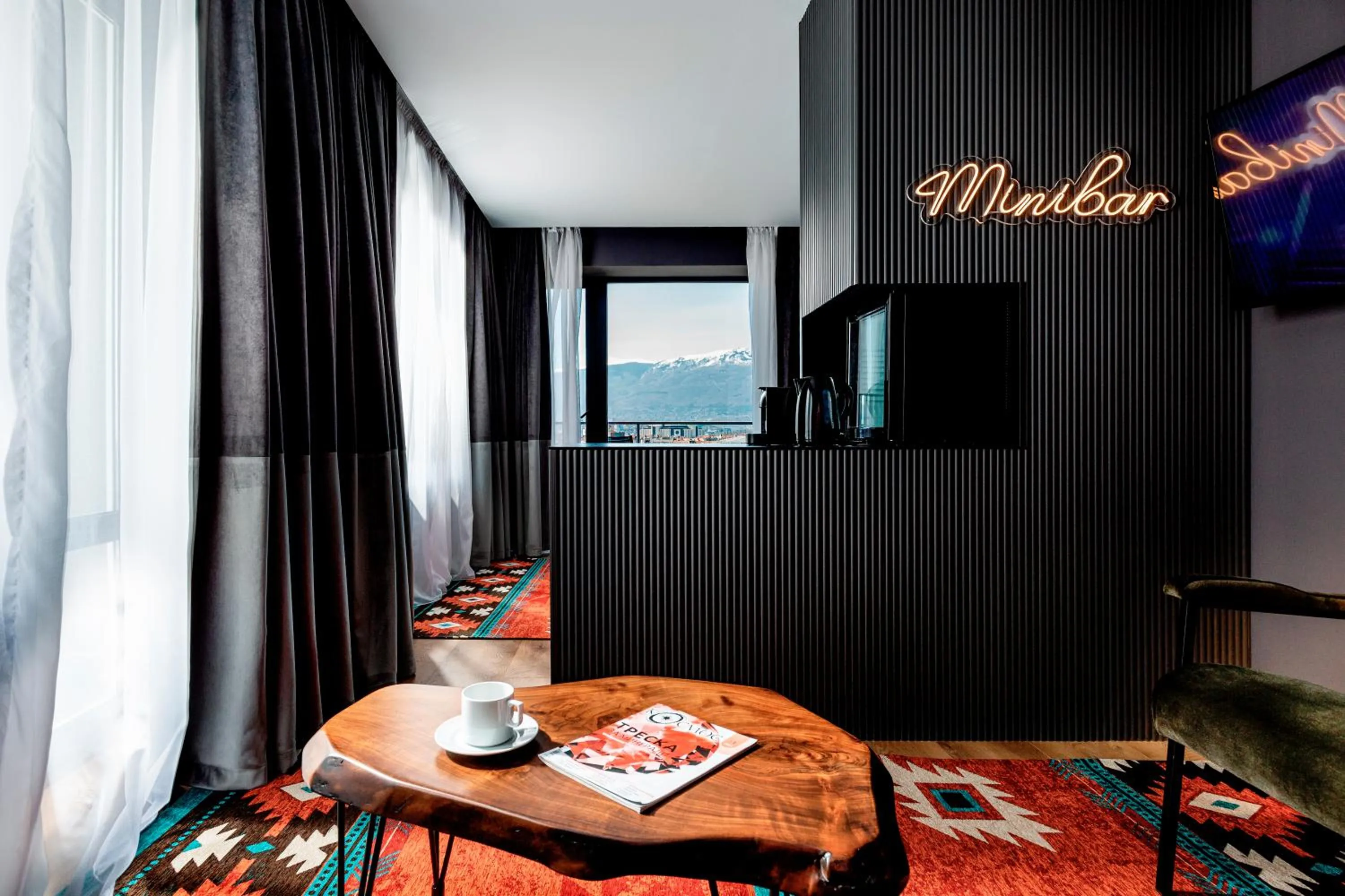 Living room in Rila Hotel Sofia