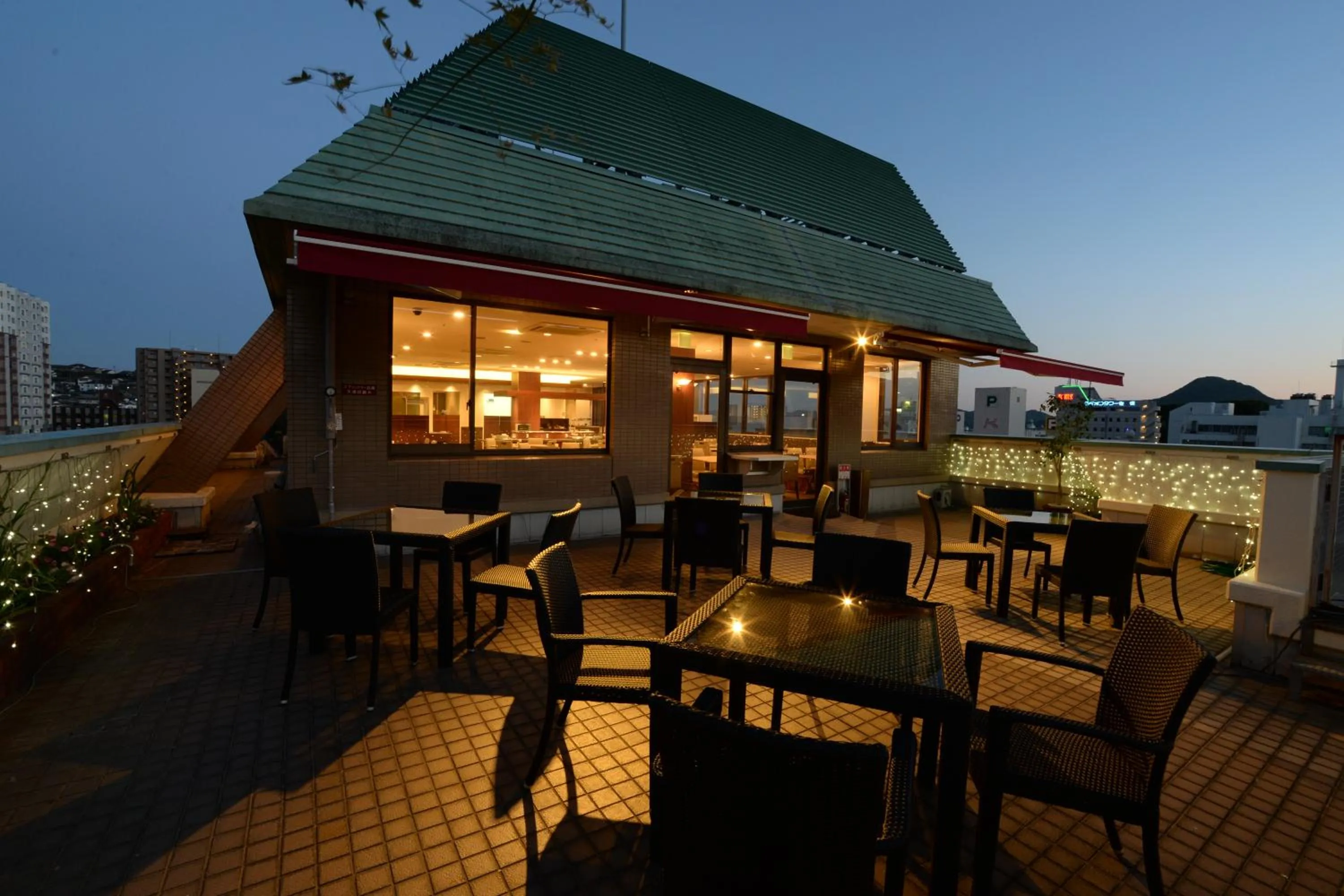 Patio in Sunwest Hotel Sasebo