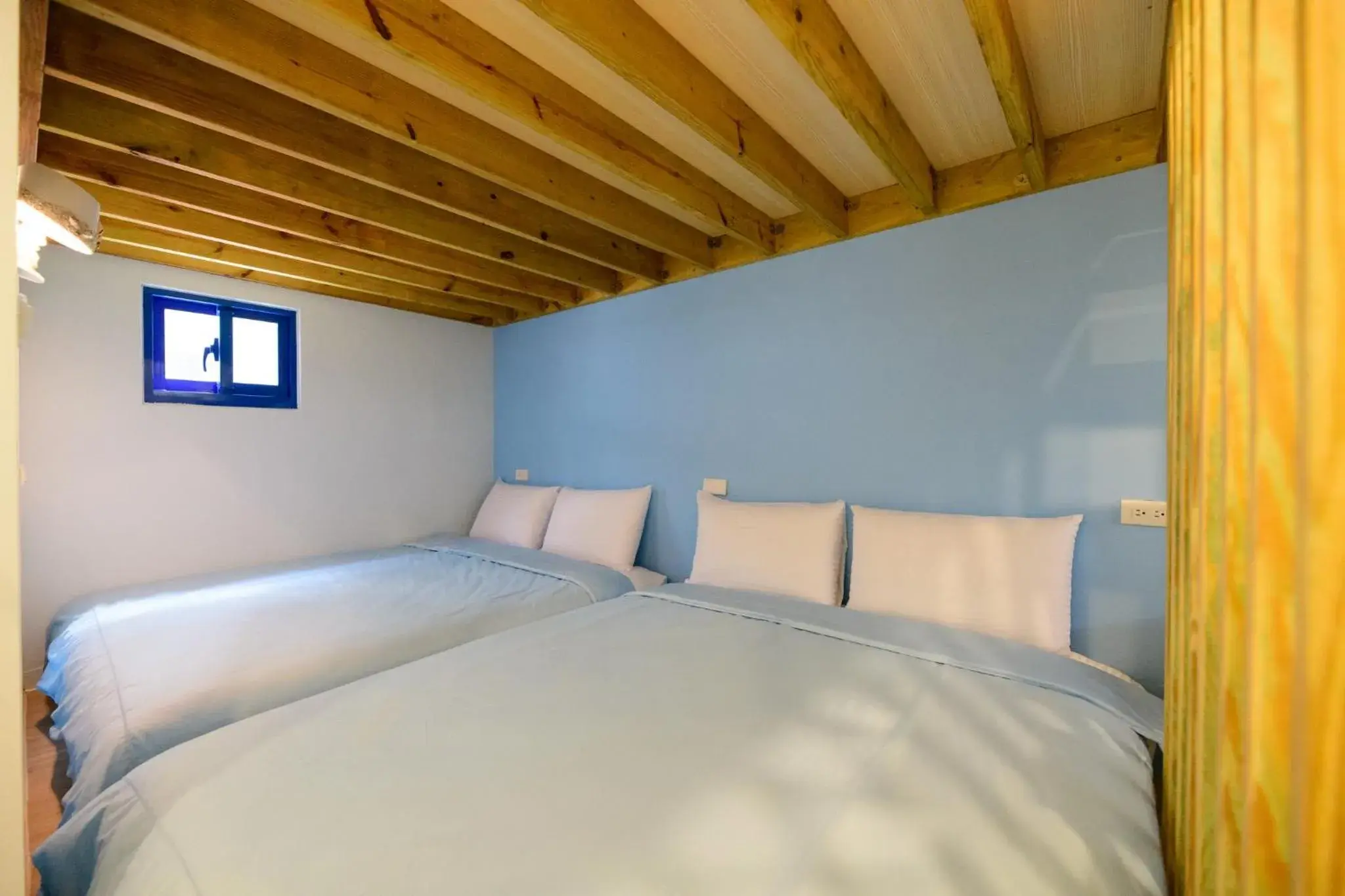 Bed in 夏海民宿 Bed in 夏海民宿