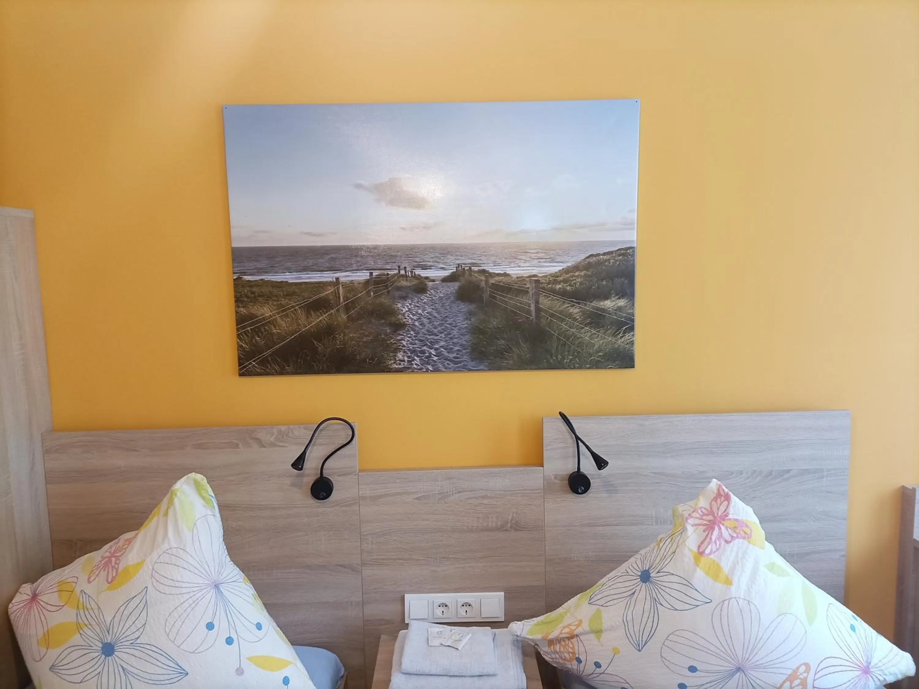 Bed in Hotel An der Karlstadt