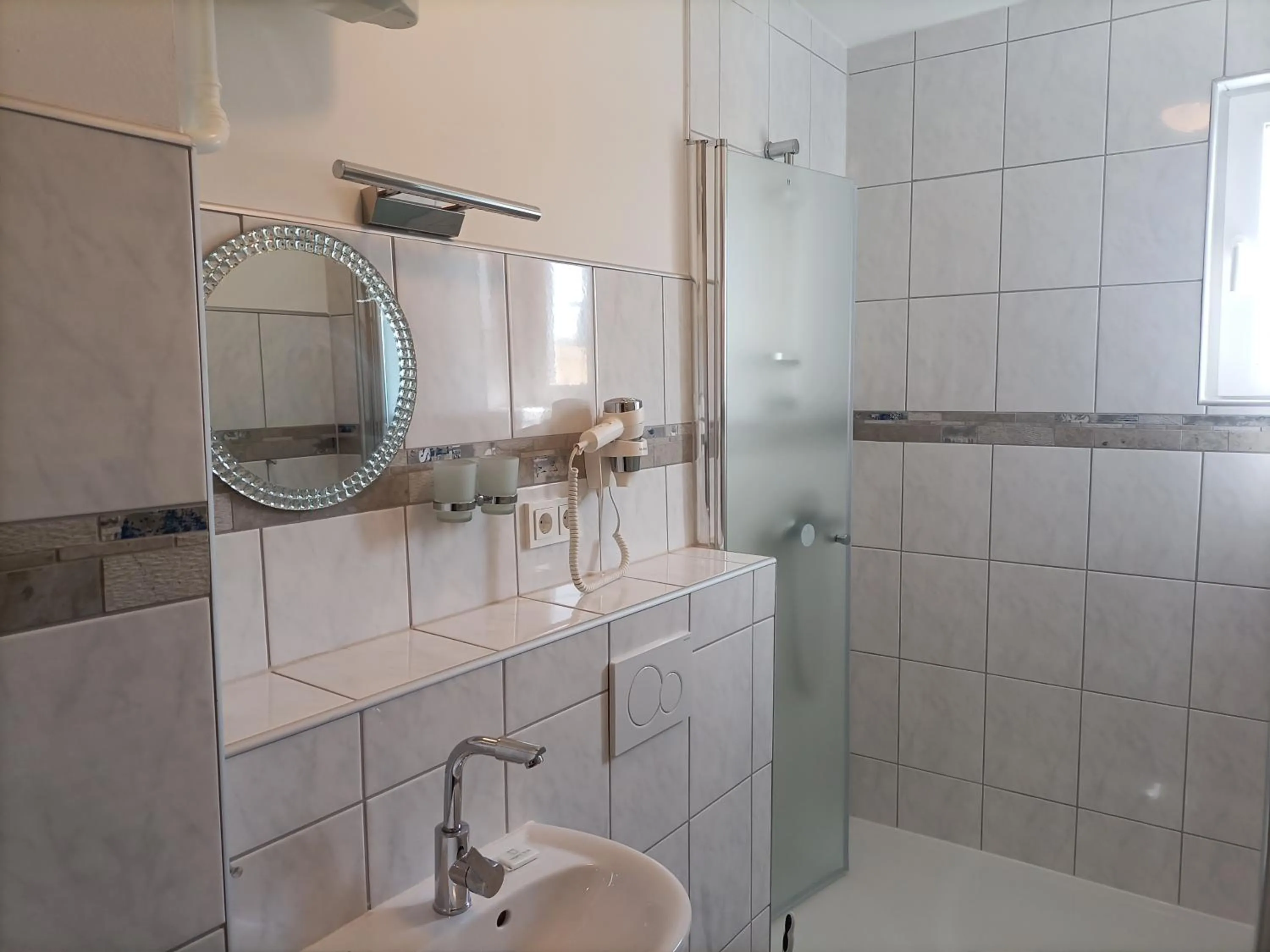 Bathroom in Hotel An der Karlstadt