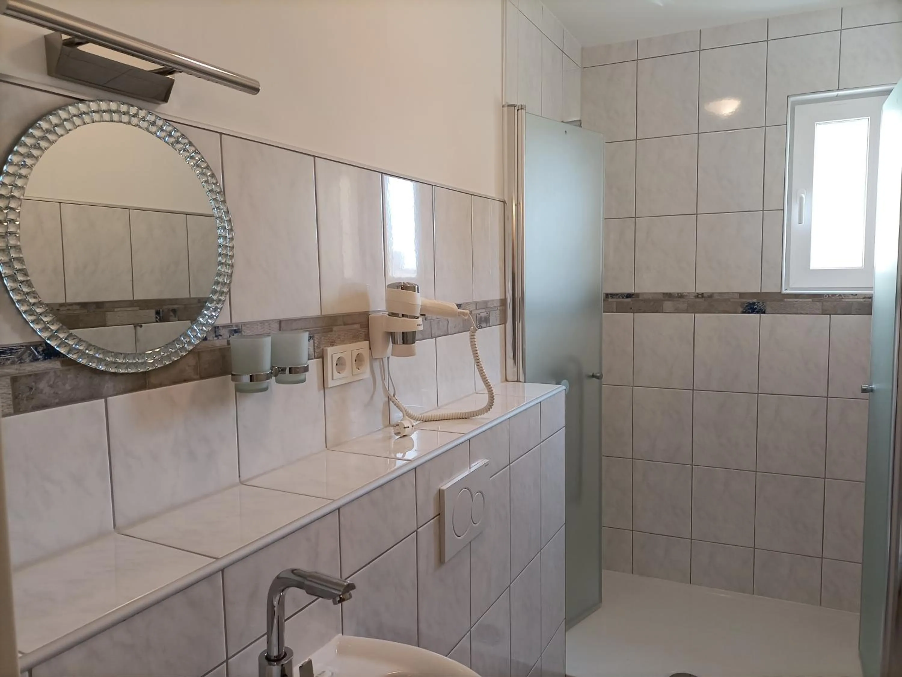 Bathroom in Hotel An der Karlstadt