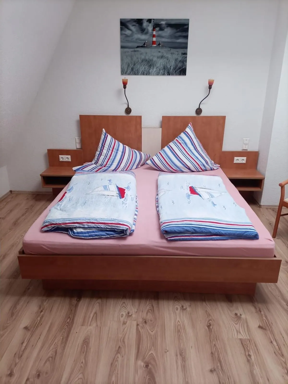 Bed in Hotel An der Karlstadt