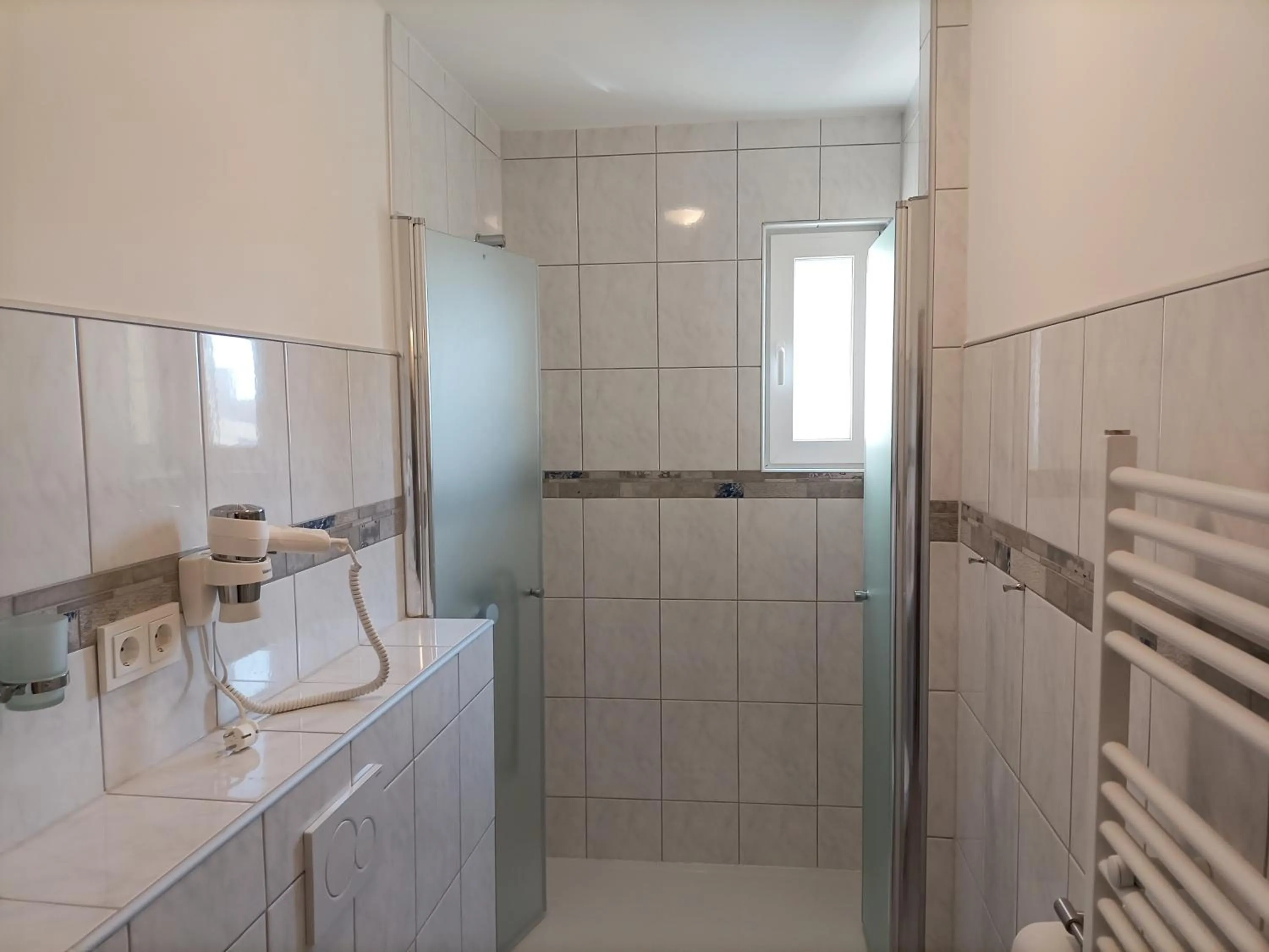 Toilet in Hotel An der Karlstadt