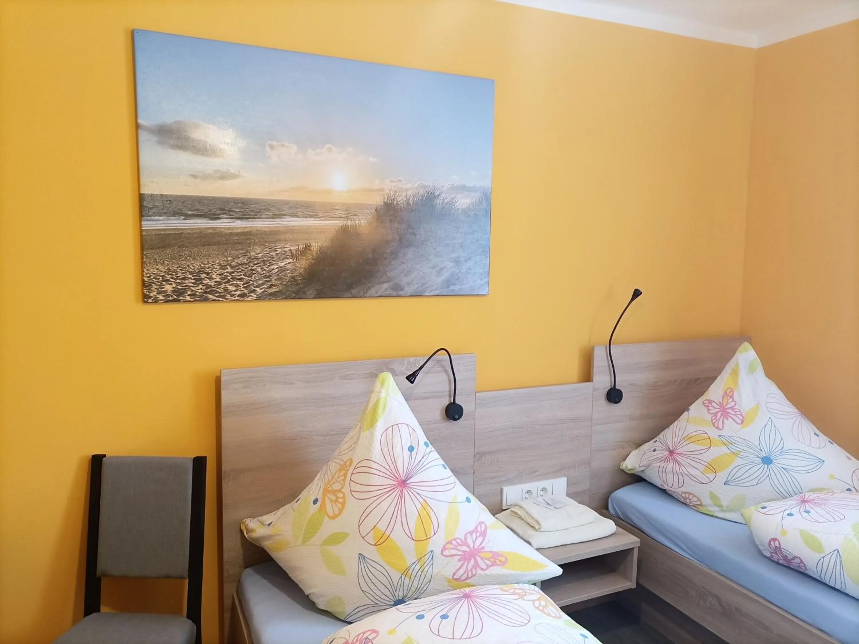 Bed in Hotel An der Karlstadt