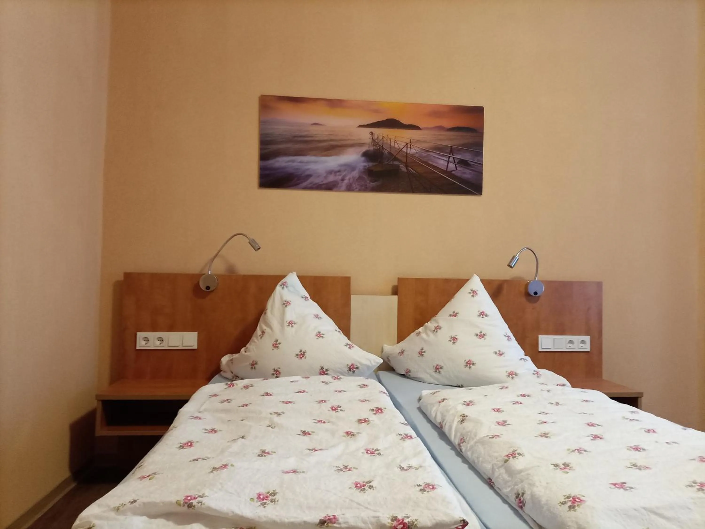 Bed in Hotel An der Karlstadt