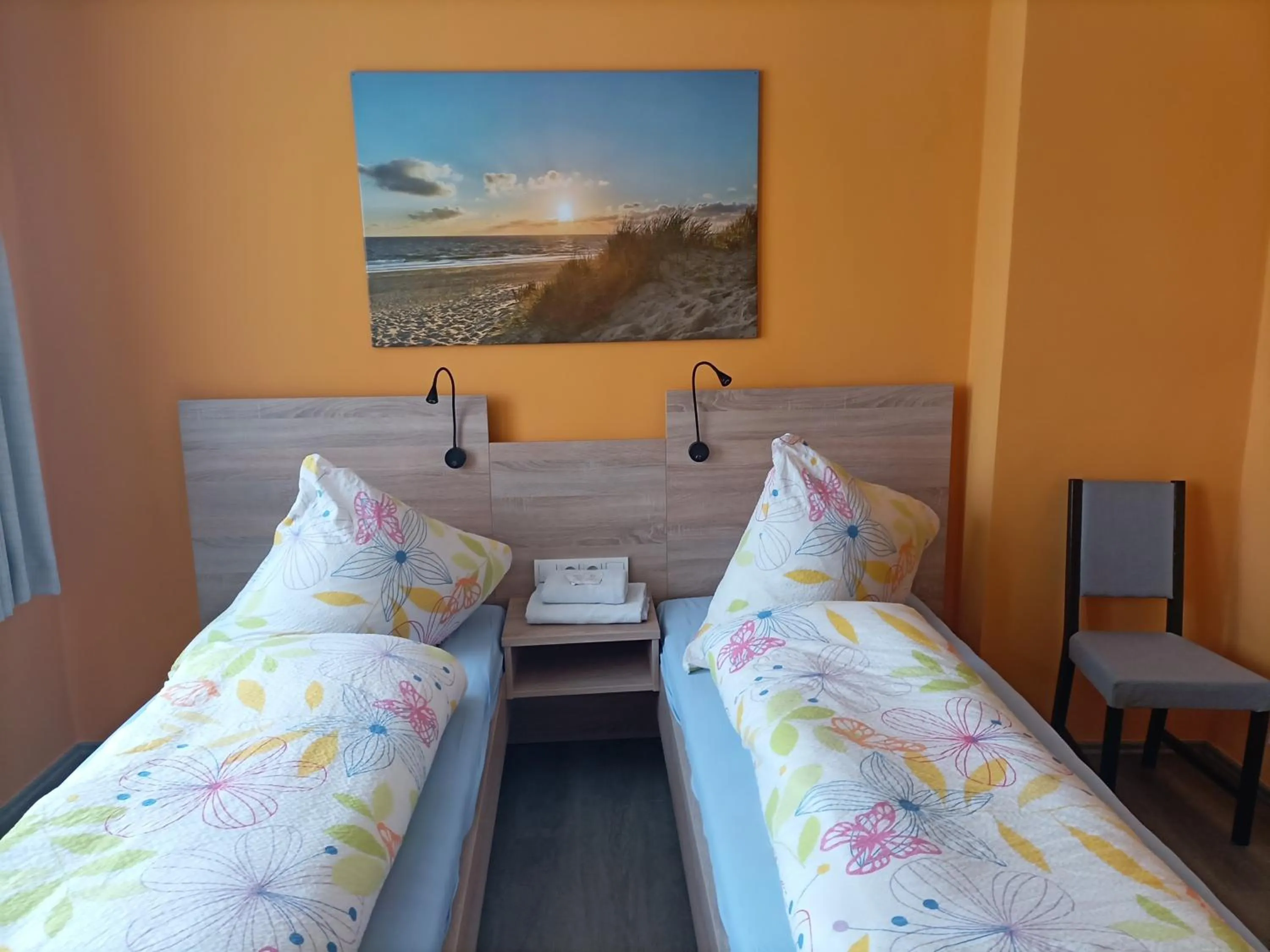 Bed in Hotel An der Karlstadt