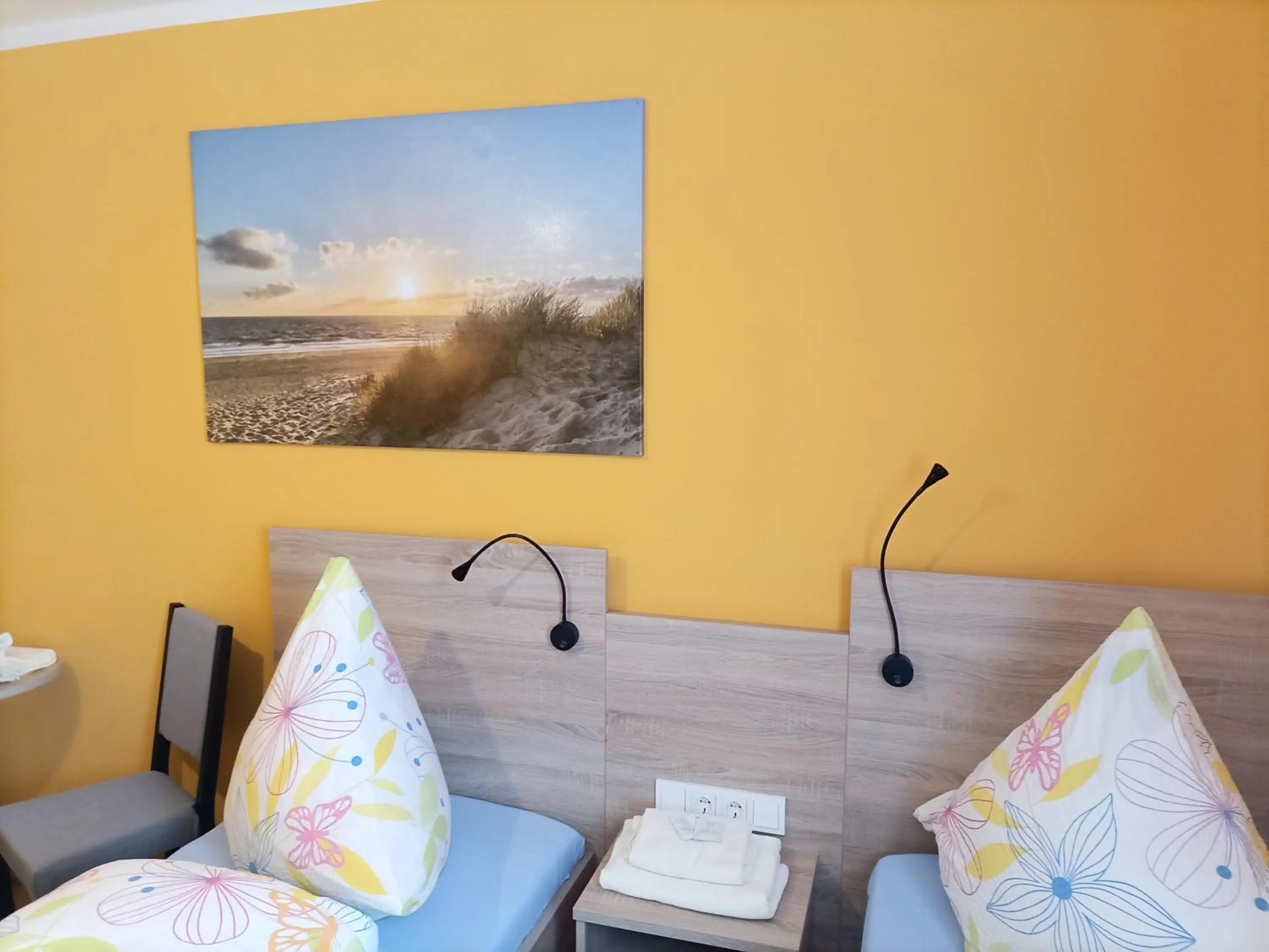 Bed in Hotel An der Karlstadt