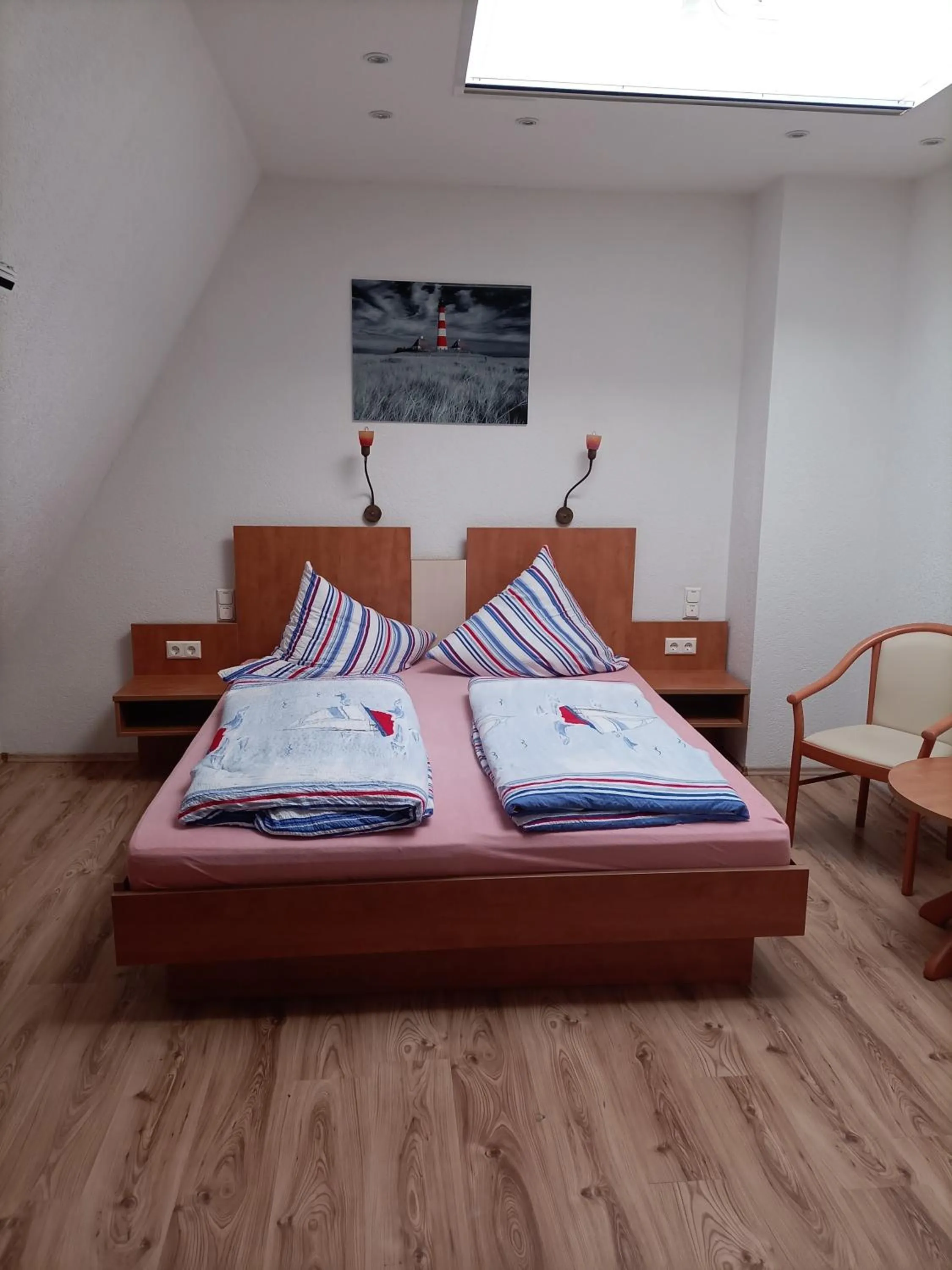 Bed in Hotel An der Karlstadt