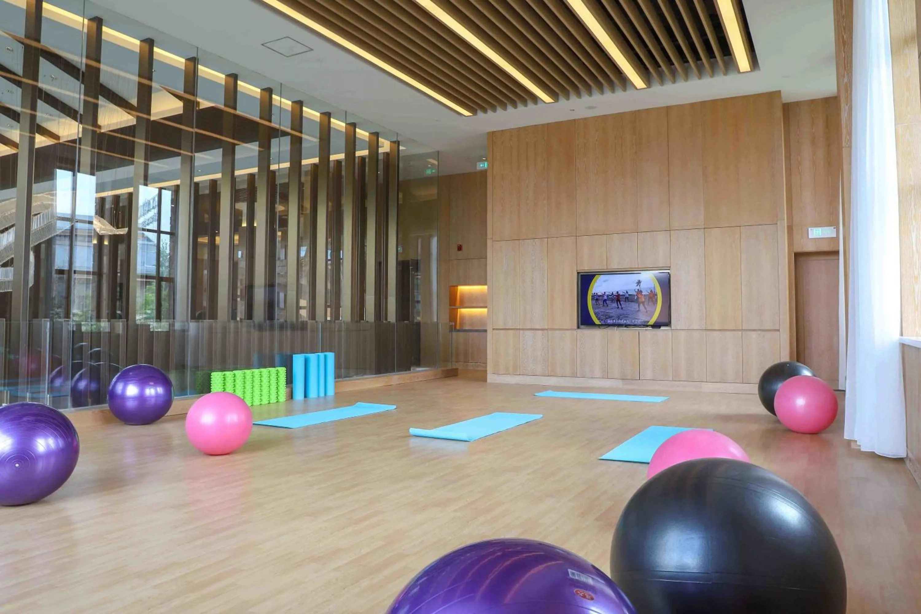 Fitness centre/facilities in Pullman Changbaishan Resort