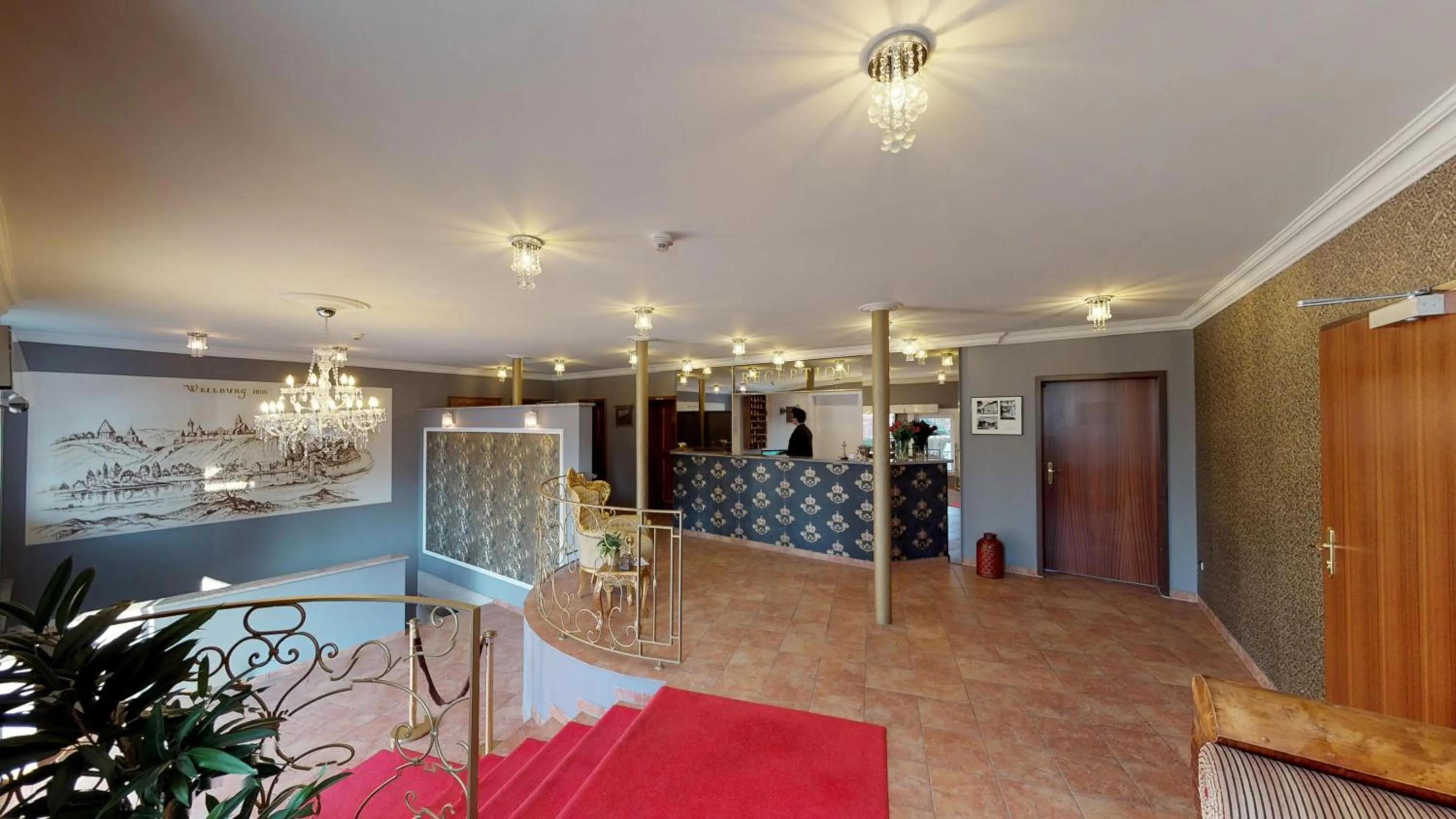 Lobby or reception in Hotel Residenz23