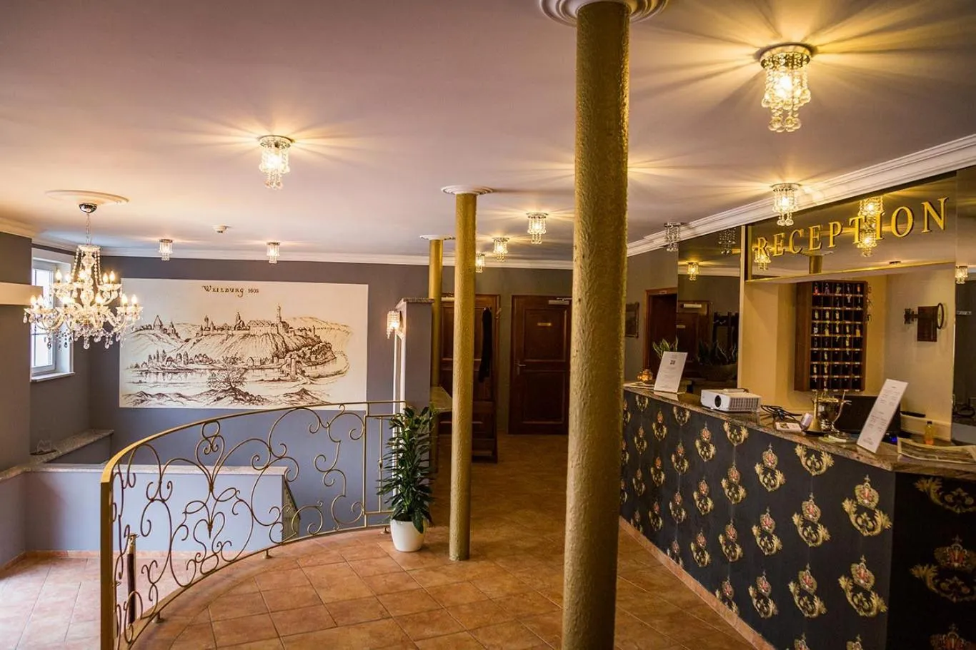 Lobby or reception in Hotel Residenz23