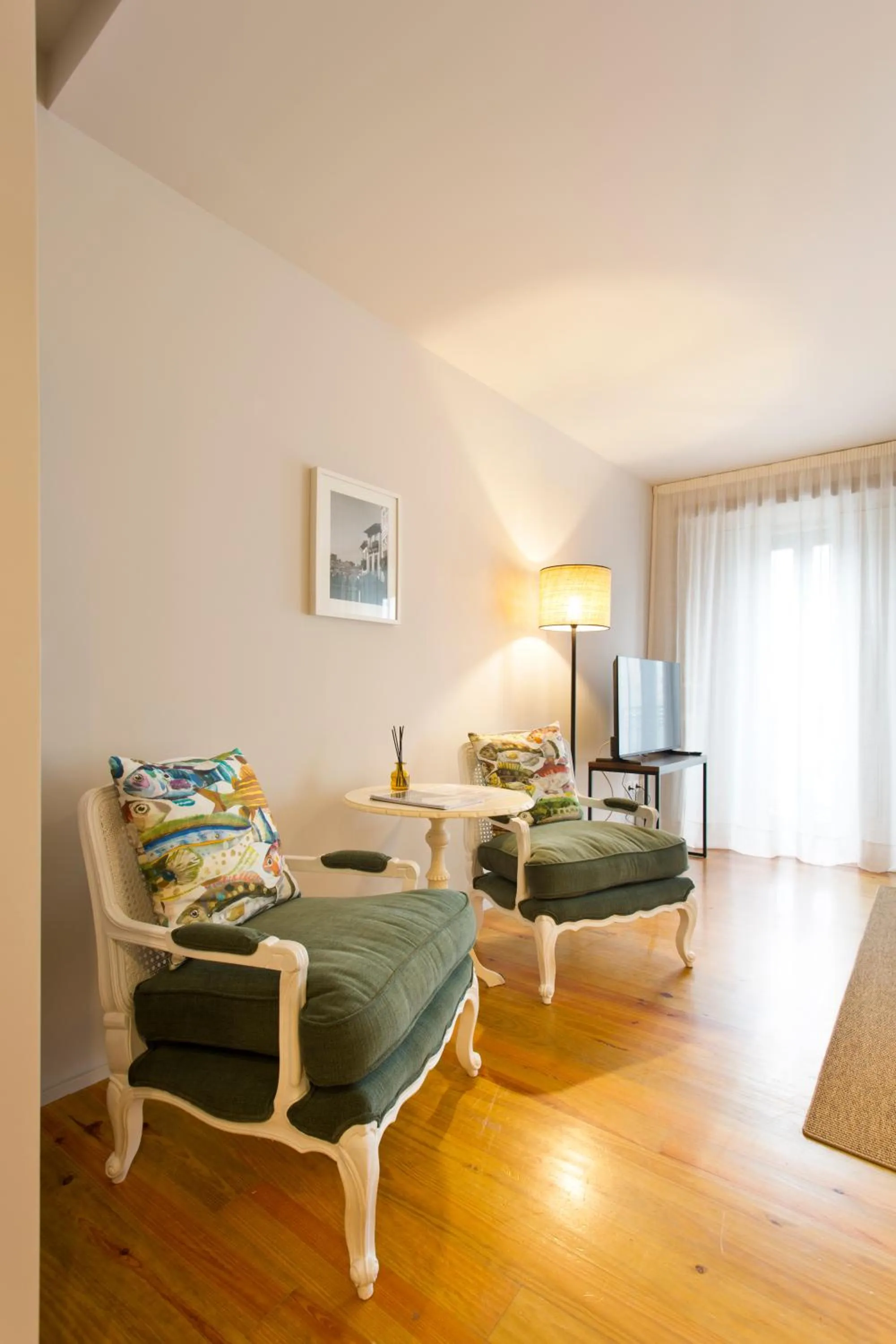 Seating area in RVA - Gustave Eiffel Apartments