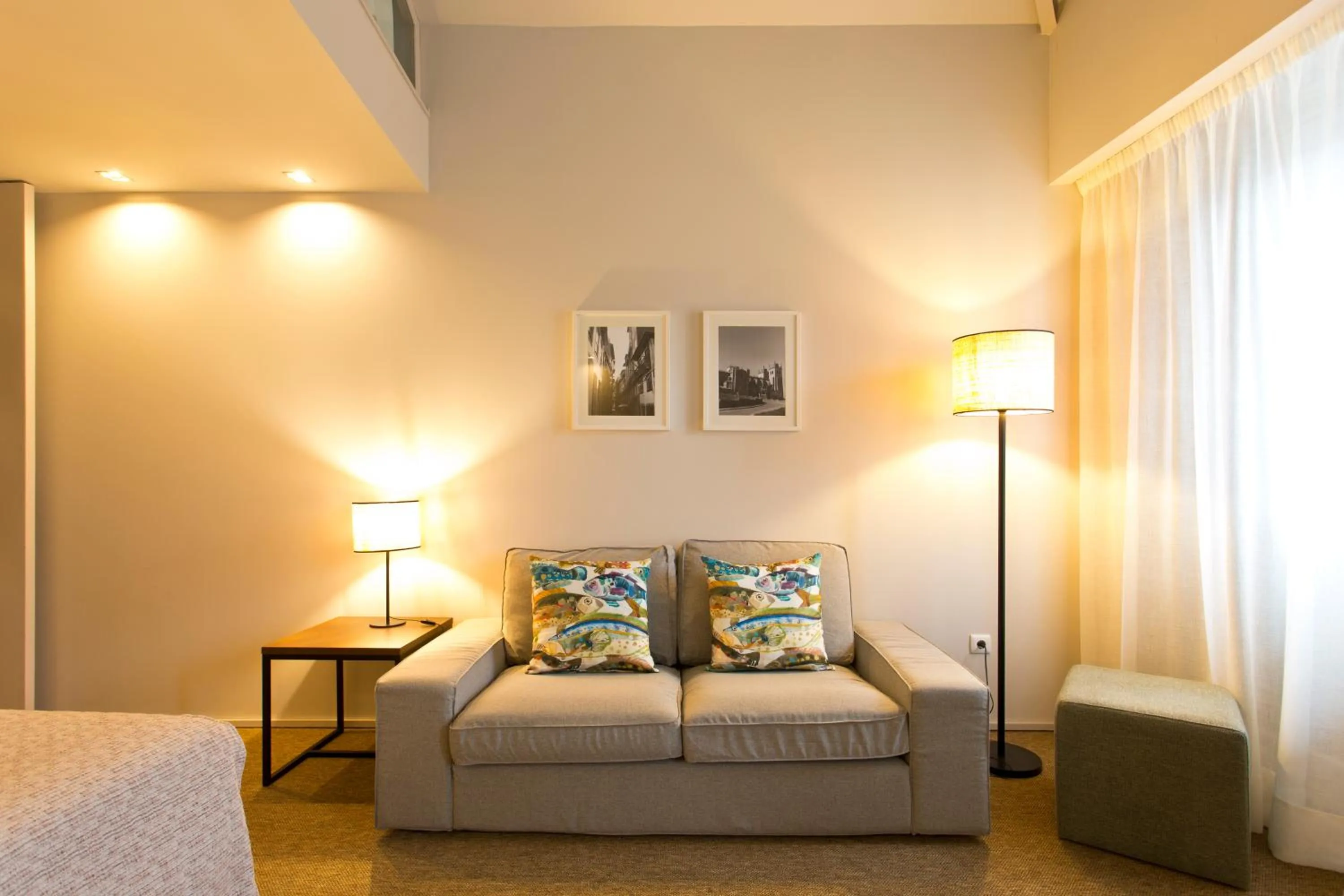 Seating area in RVA - Gustave Eiffel Apartments