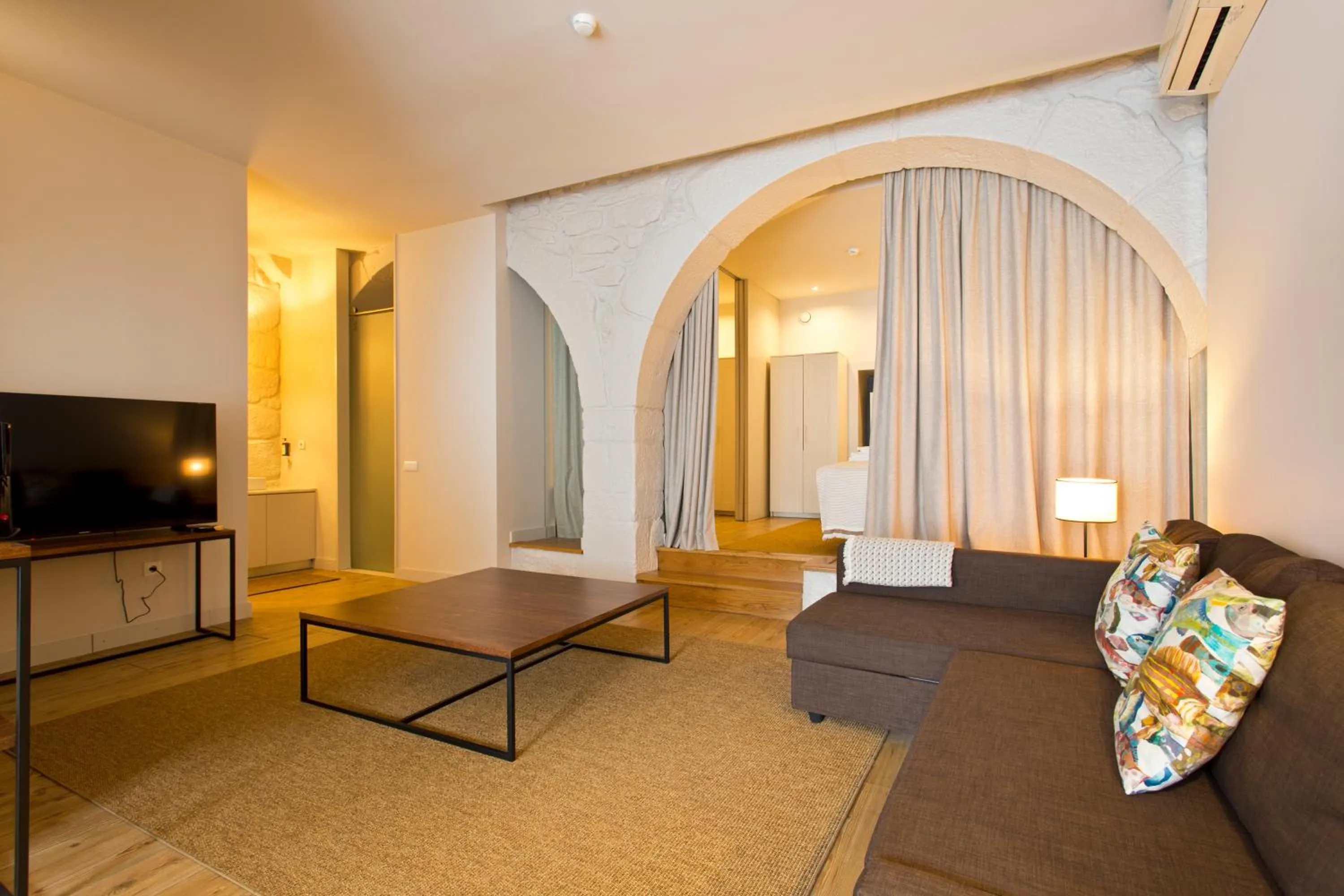 Seating area, Bed in RVA - Gustave Eiffel Apartments