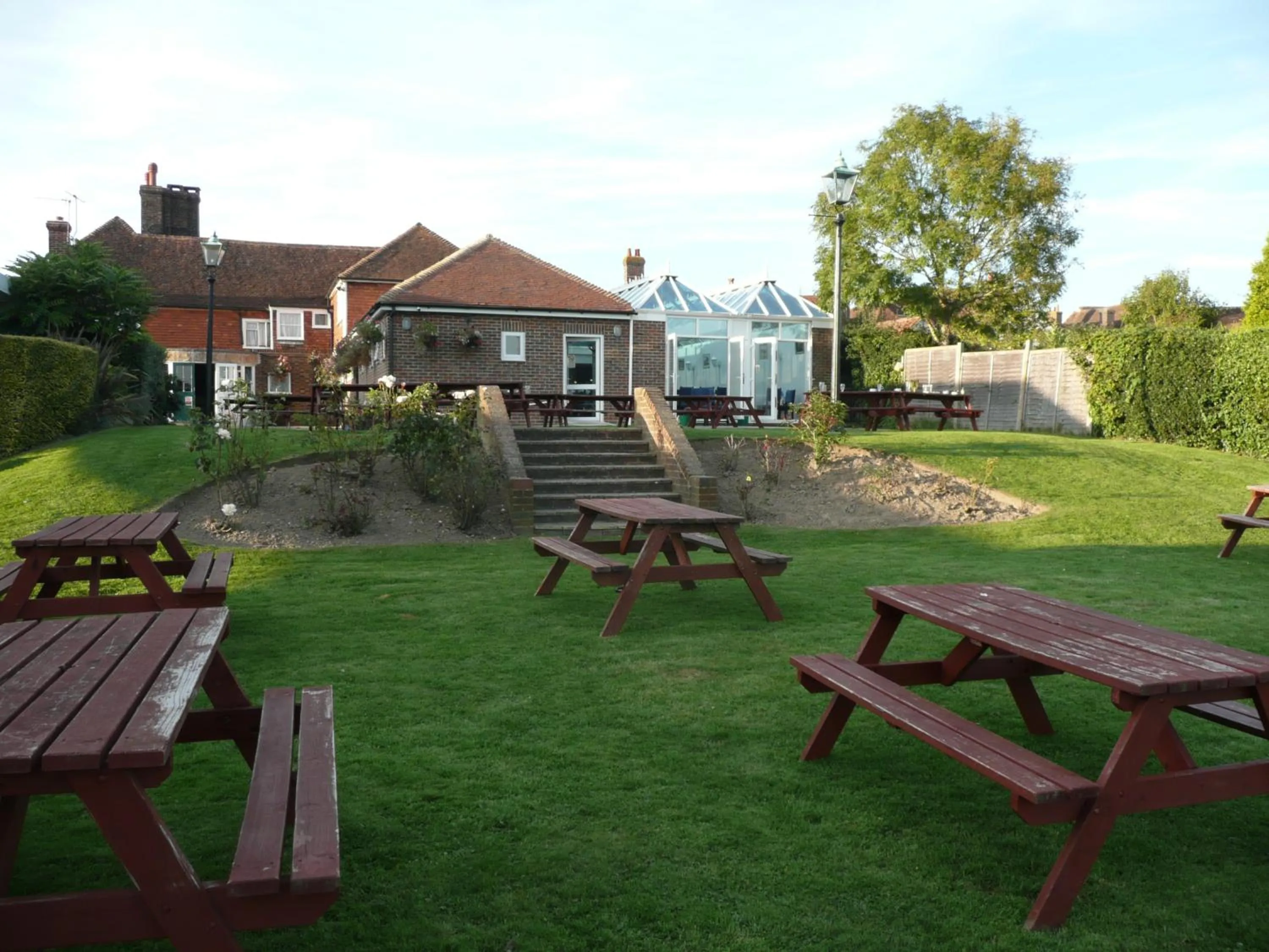 Garden in The Bear Inn and Burwash Motel