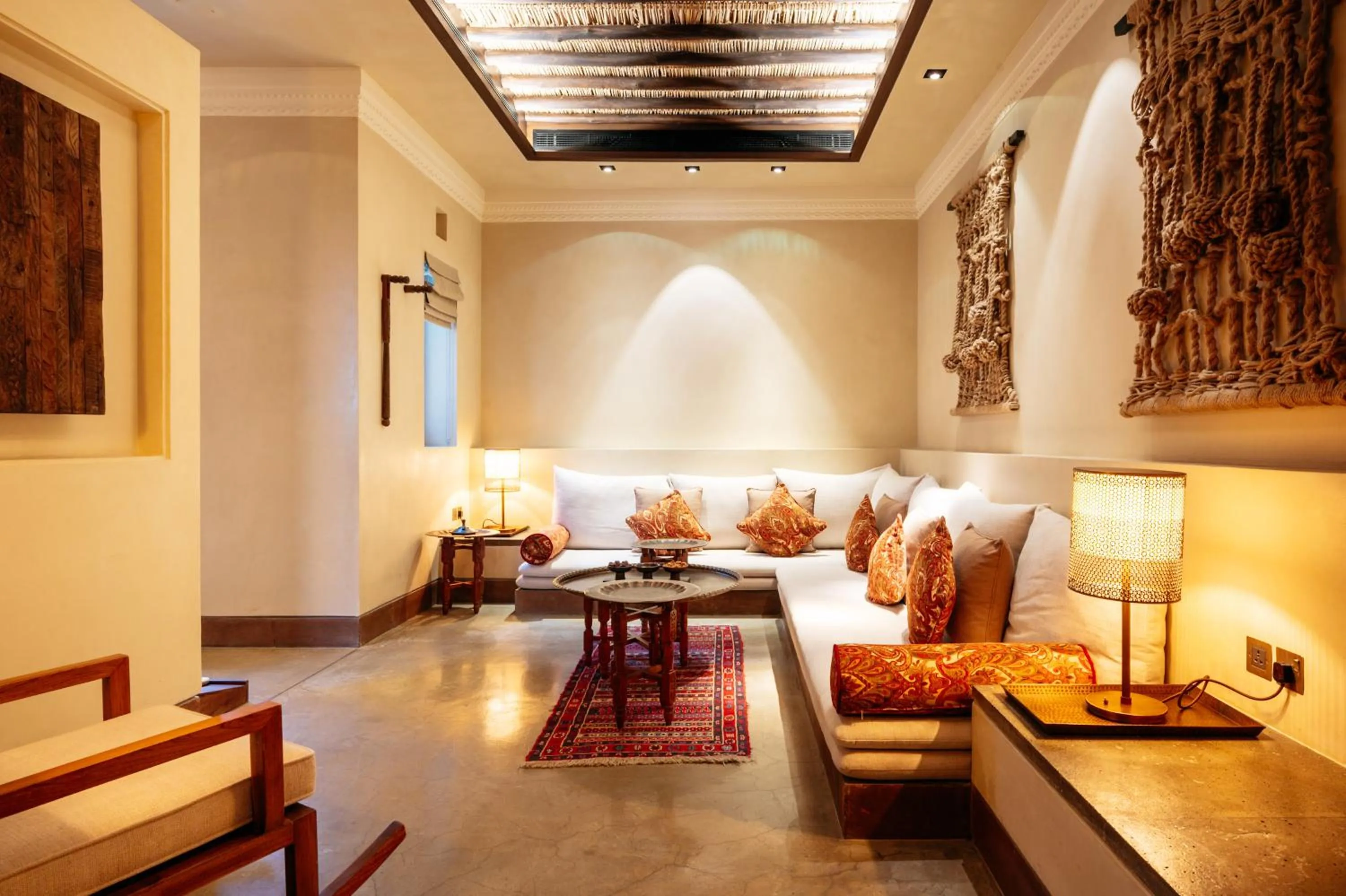 Living room in The Chedi Al Bait, Sharjah