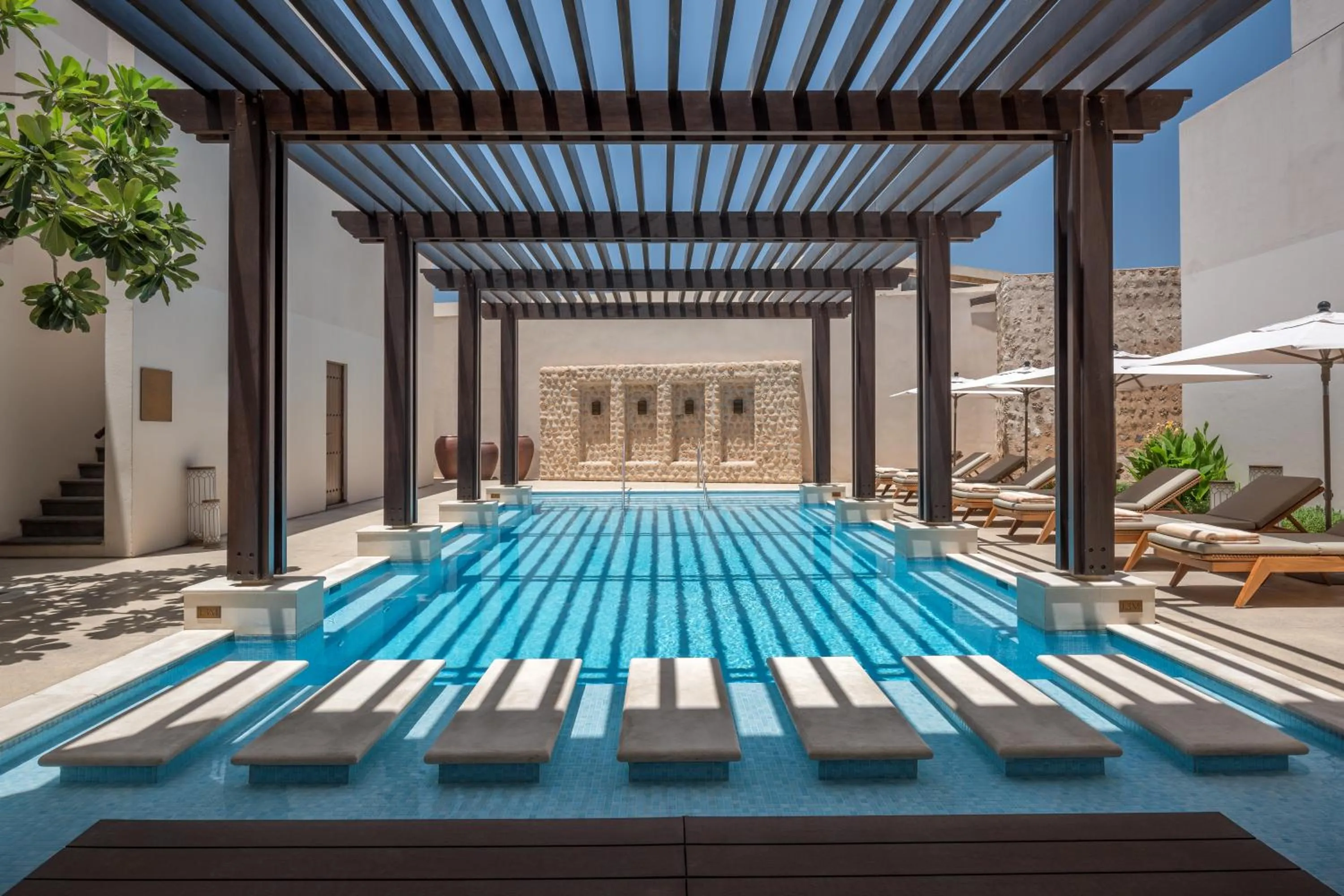 Swimming pool in The Chedi Al Bait, Sharjah