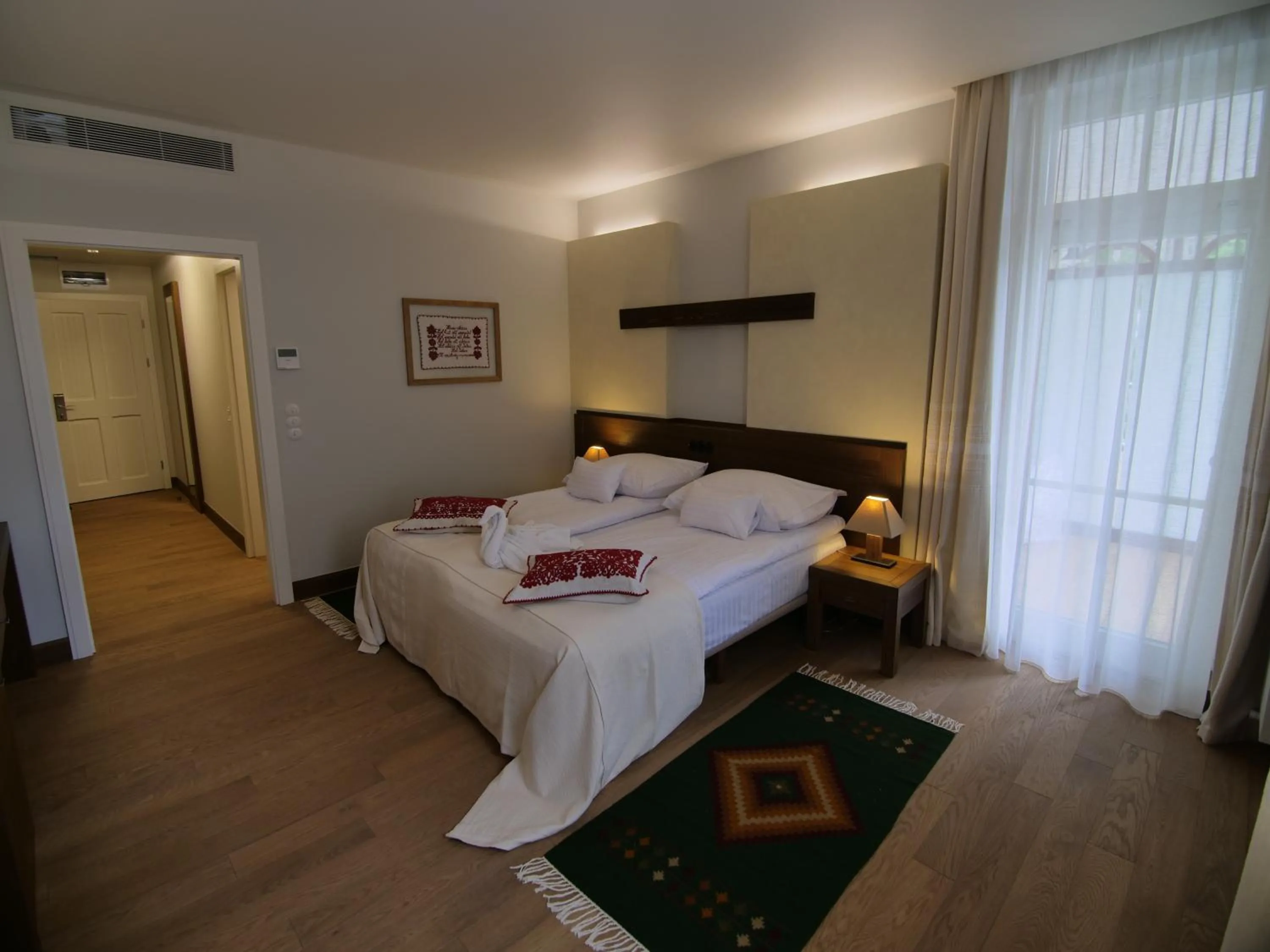 Bed in Hotel Pacsirta