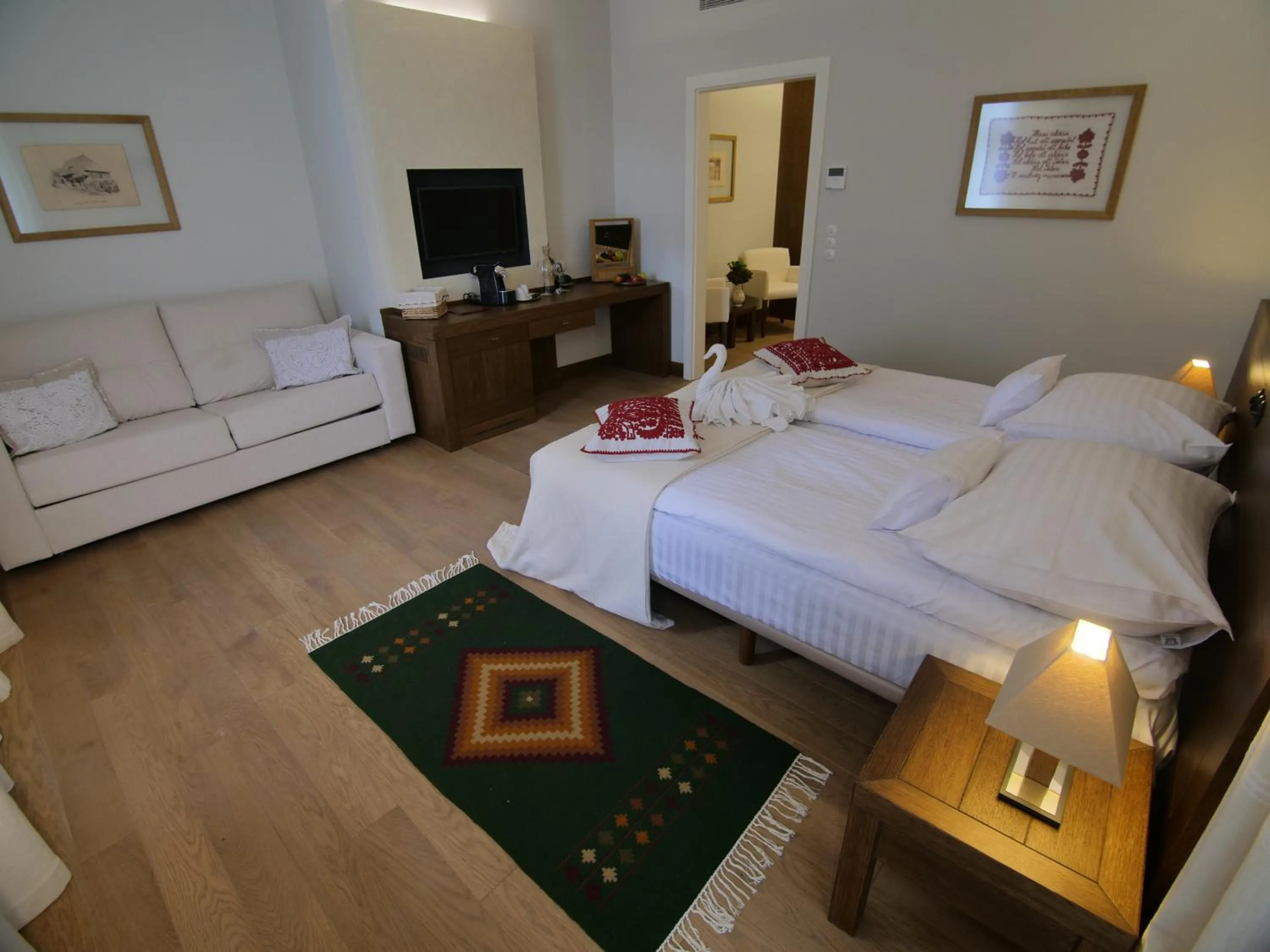 Bed in Hotel Pacsirta