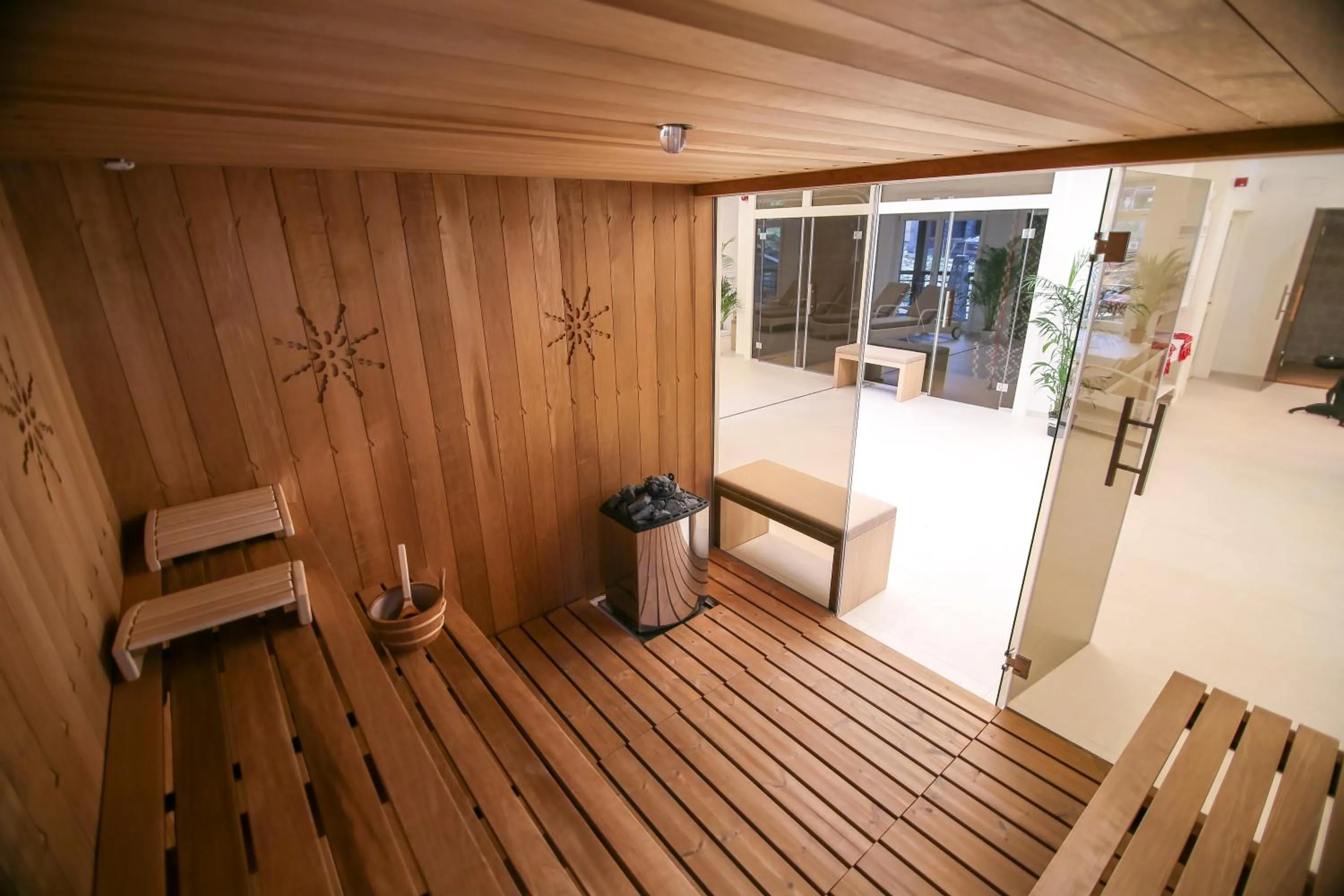 Sauna in Hotel Pacsirta