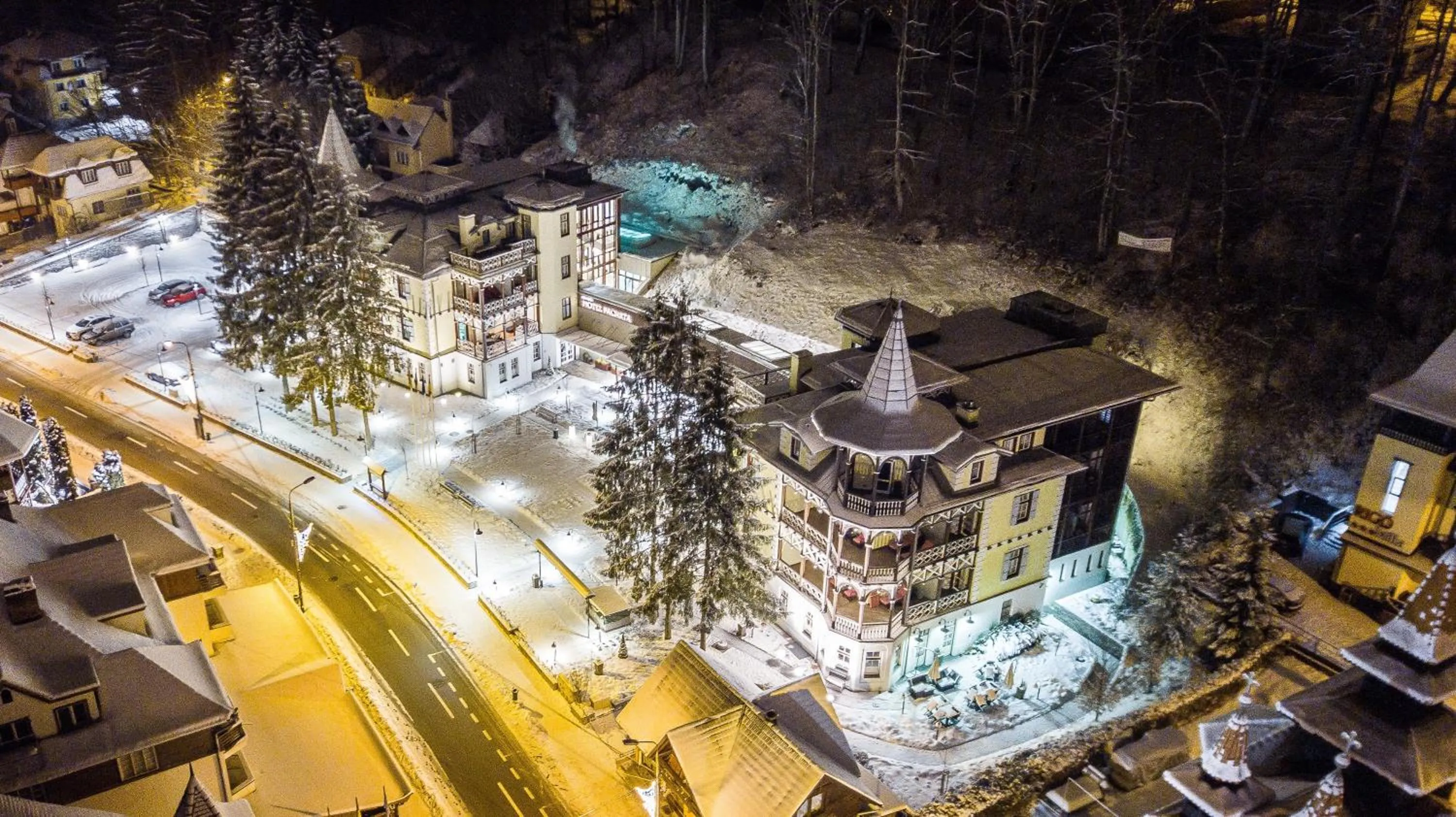 Bird's eye view in Hotel Pacsirta