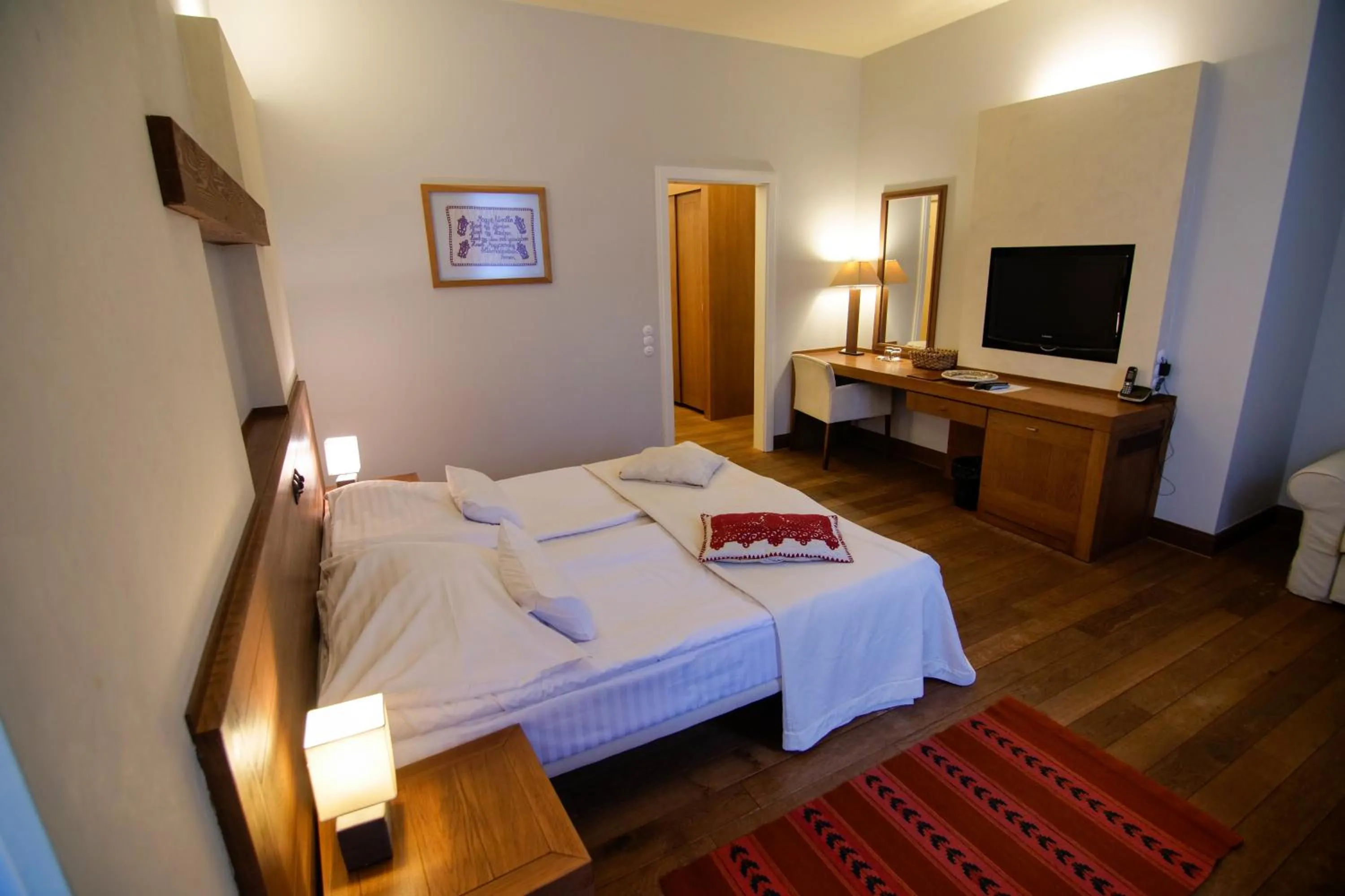Bed in Hotel Pacsirta