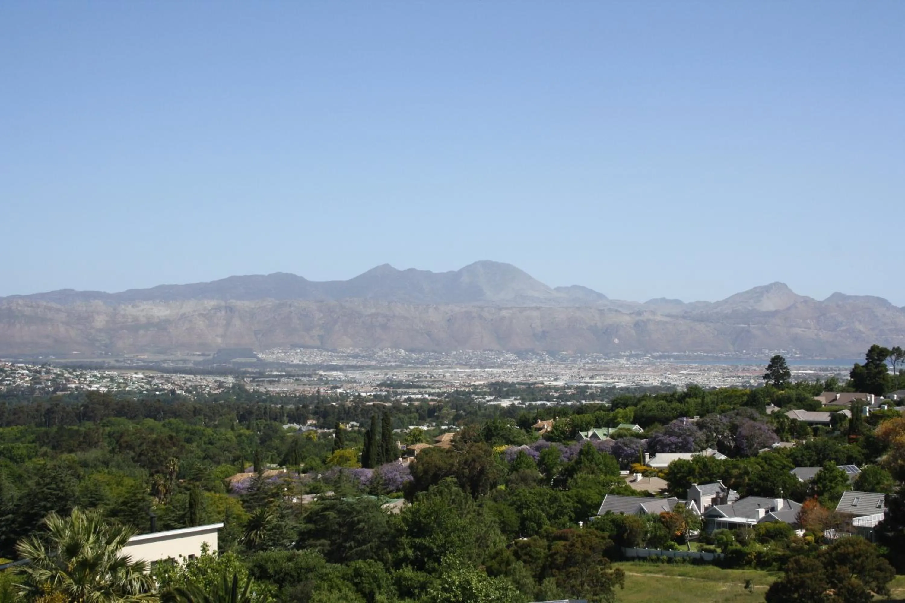 Mountain view in Morgen Guesthouse Somerset West