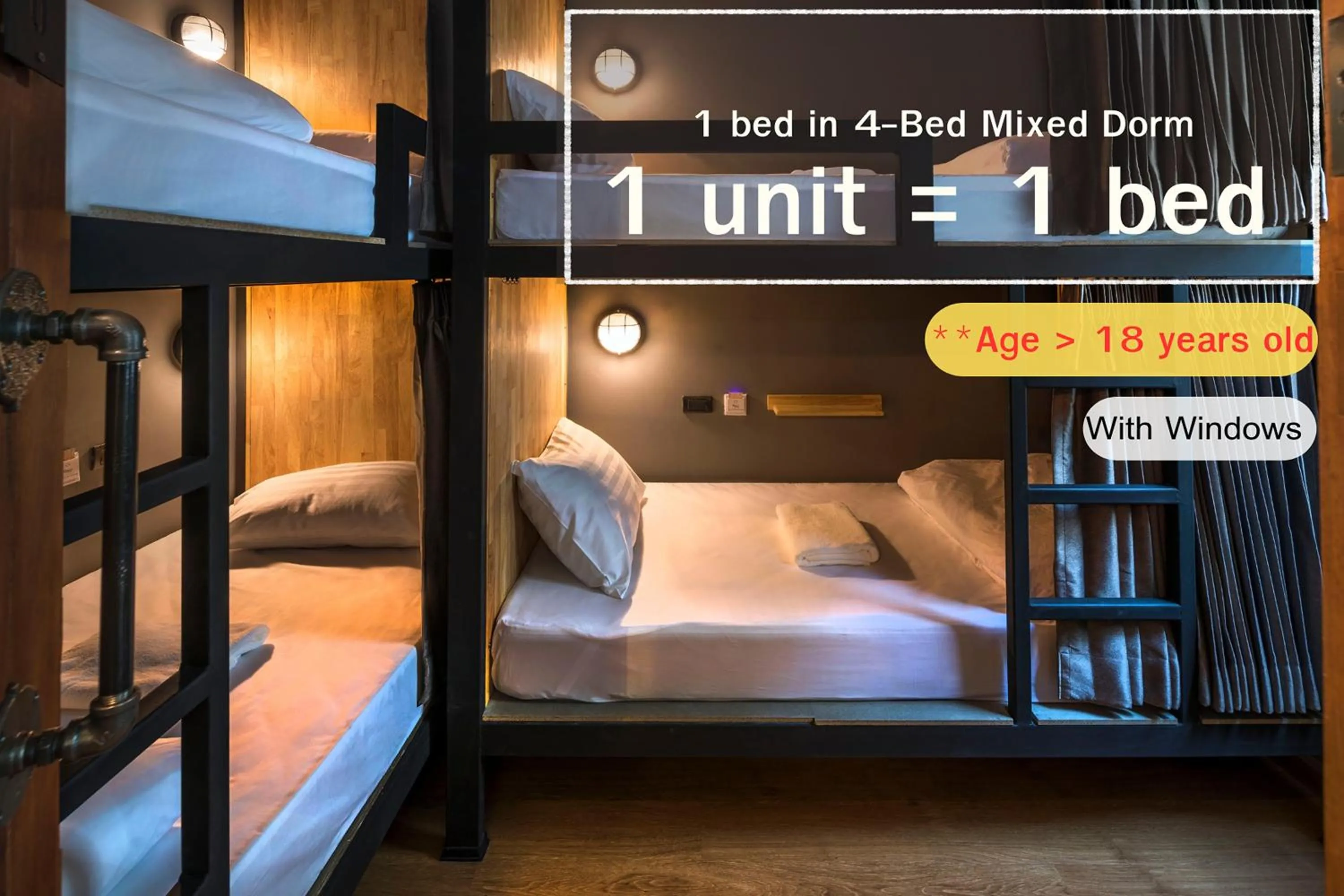 Bed in Timber Hostel