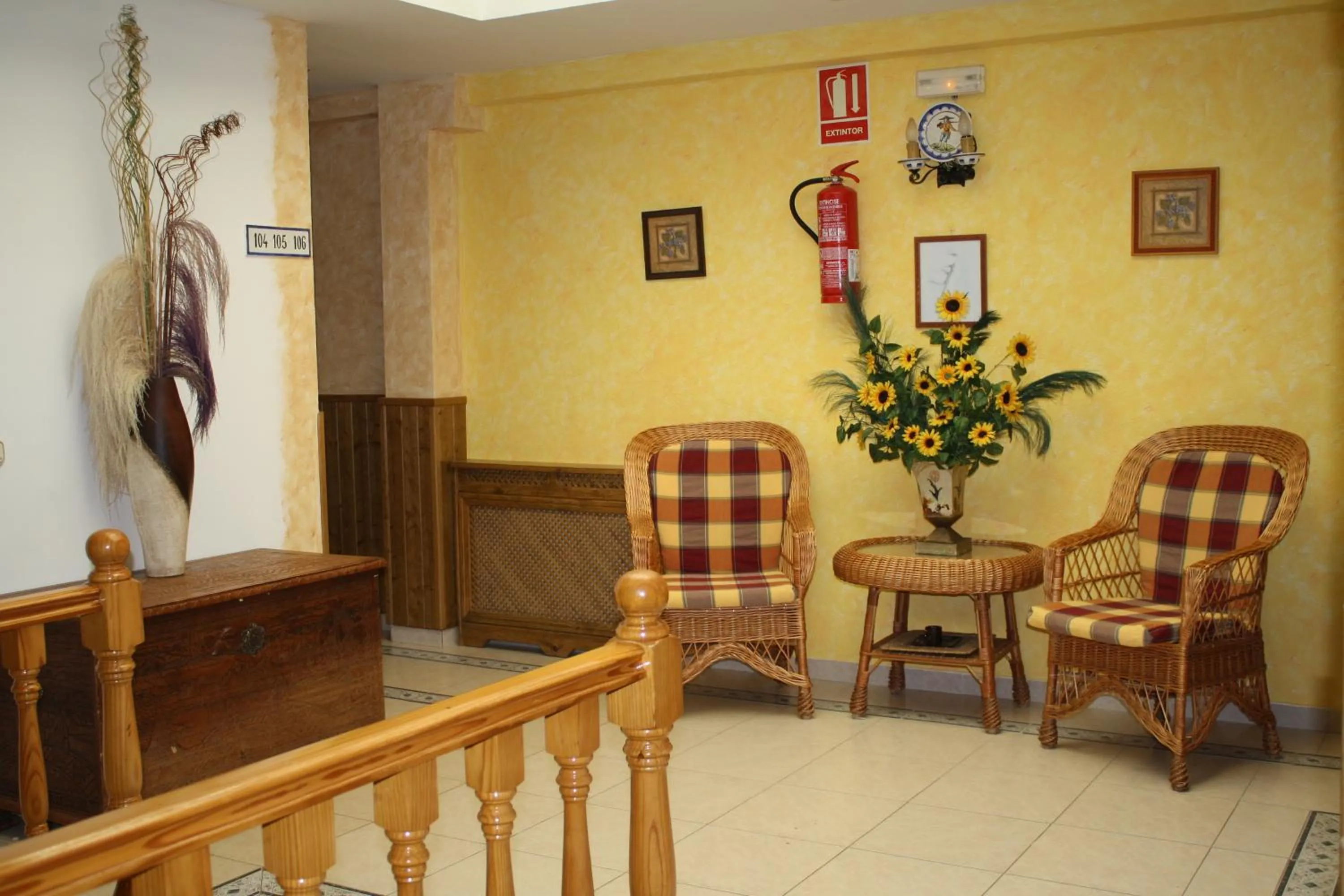 Living room in Hotel Carvajal